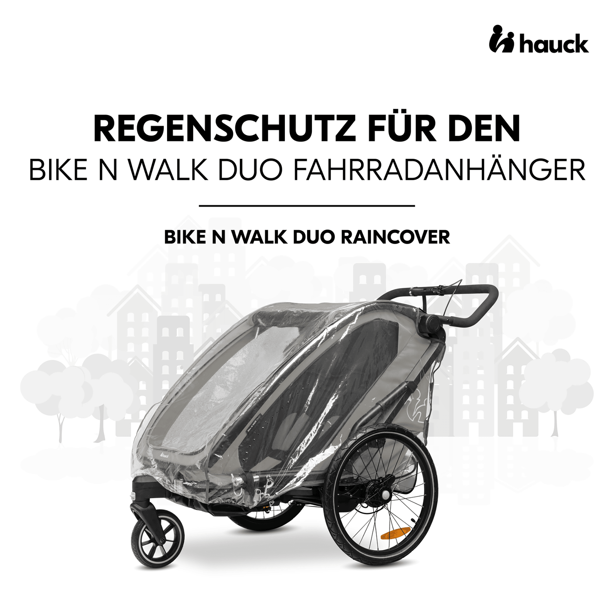 Regen- & Kälteschutz, hauck, Transparent – Produktansicht