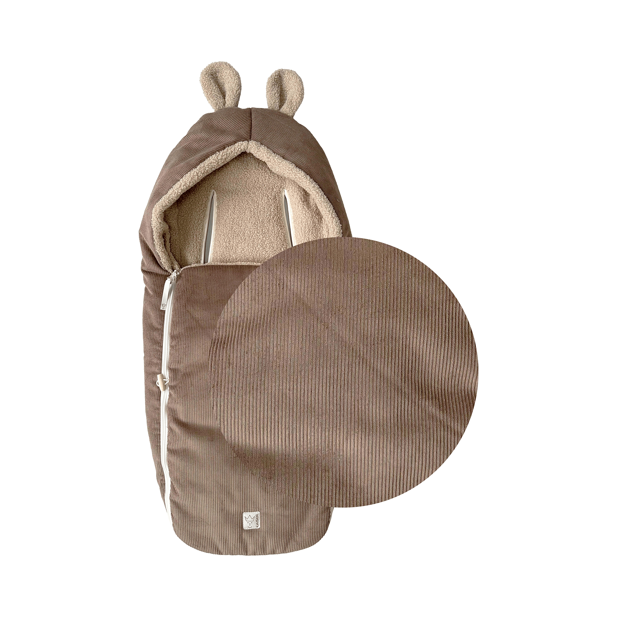 Fußsäcke, KAISER, Braun – Produktansicht