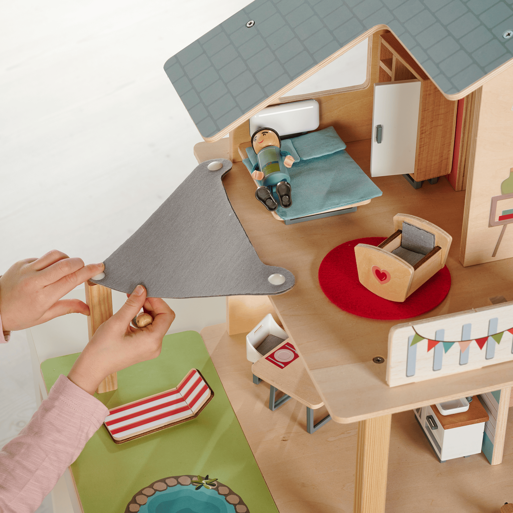 Puppen & Puppenwagen, Eichhorn, Braun – Produktansicht