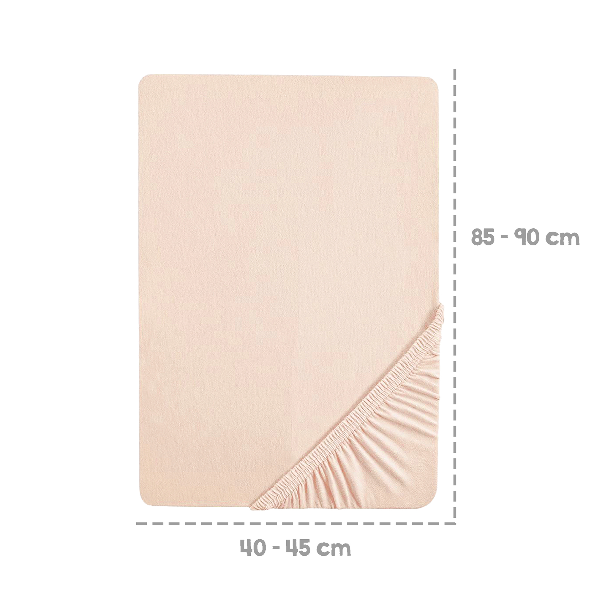 Spannbettlaken, roba, Beige – Produktansicht