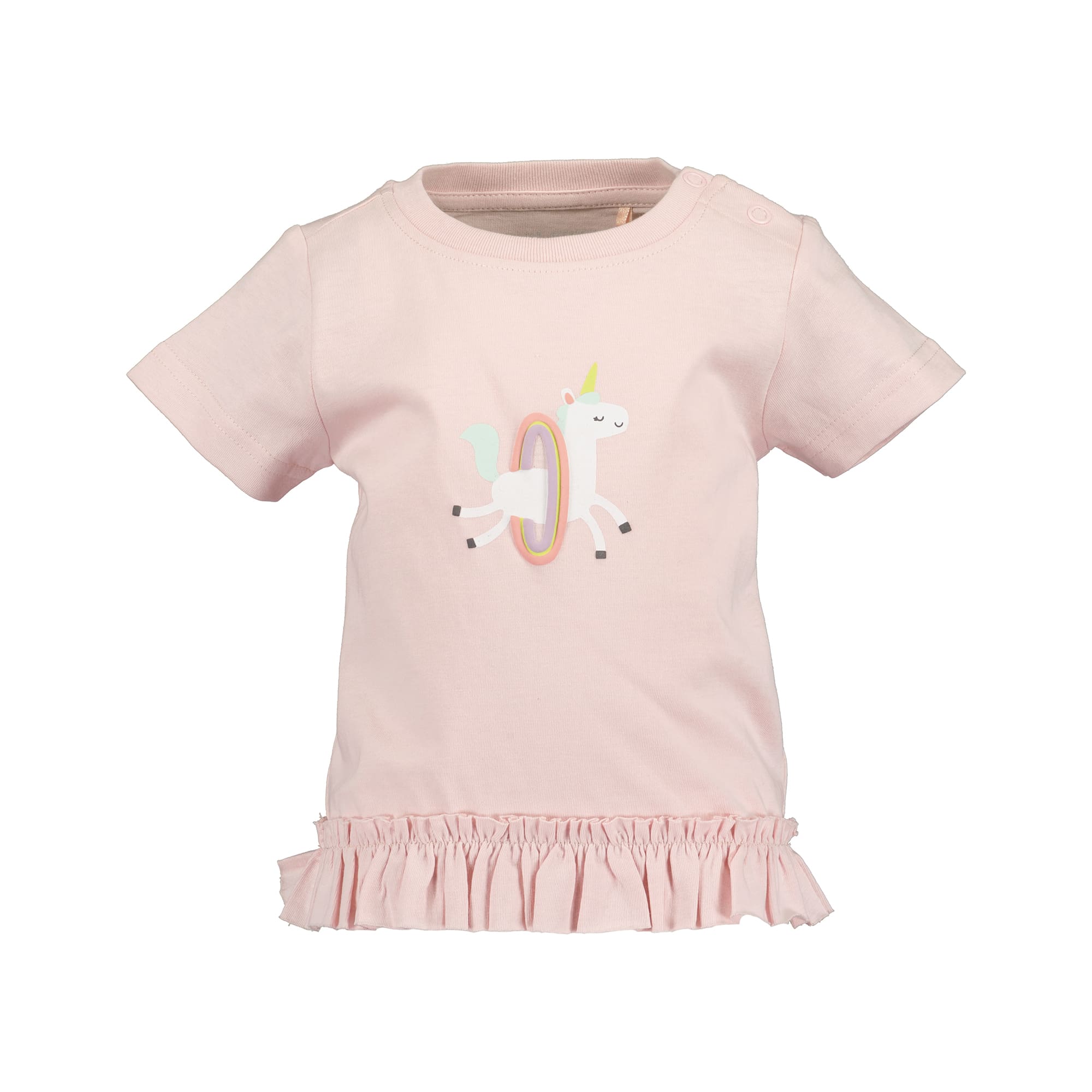 Kurzarmshirts, blue seven, Pink – Besonderheit: aus 100% Baumwolle