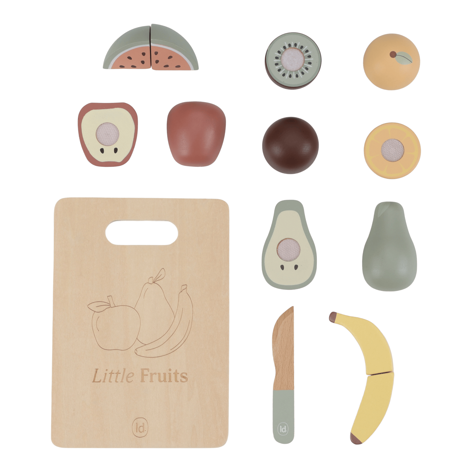 Holzspielzeug, LITTLE DUTCH, Mehrfarbig – Produktansicht