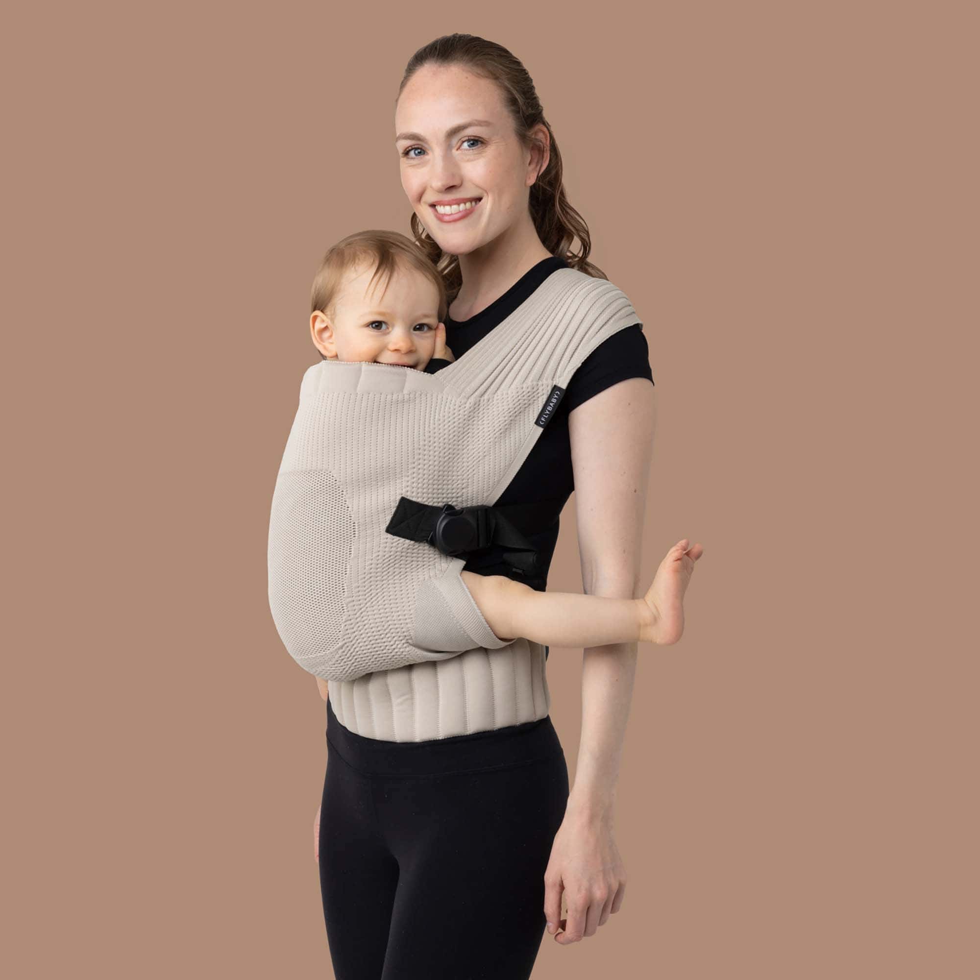 Babytragen, FLYBABY, Beige – Produktansicht