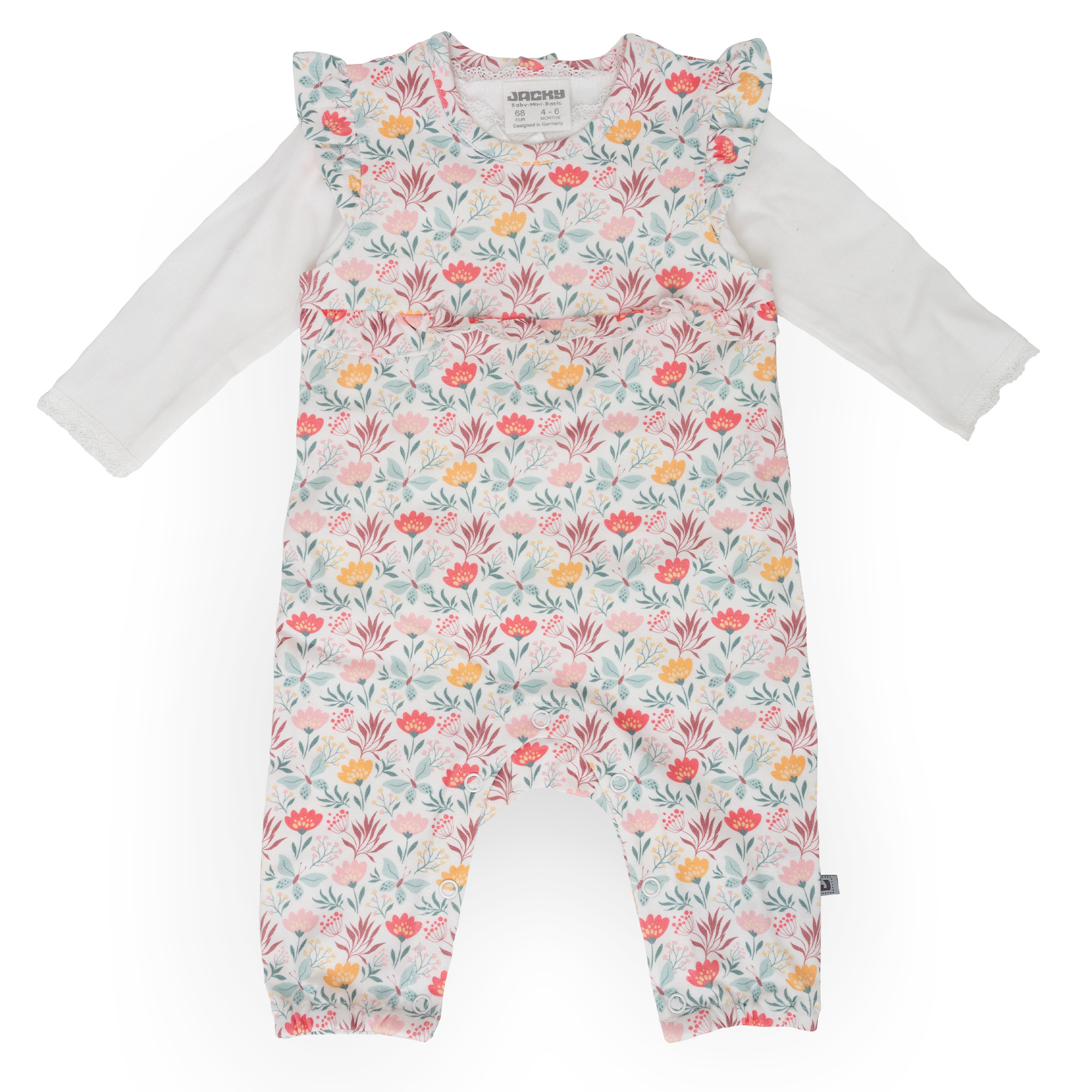 Strampler, JACKY, Weiß – Besonderheit: Set aus Shirt und Strampler