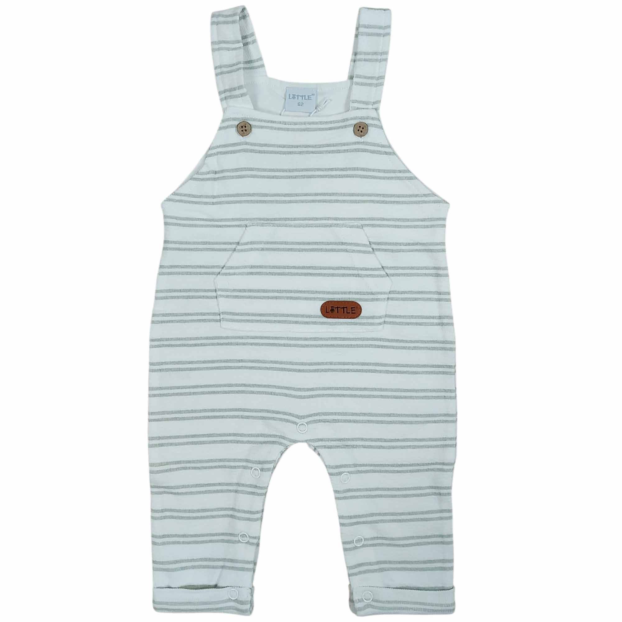 Latzhosen, LITTLE, Weiß – Besonderheit: aus 100% Baumwolle