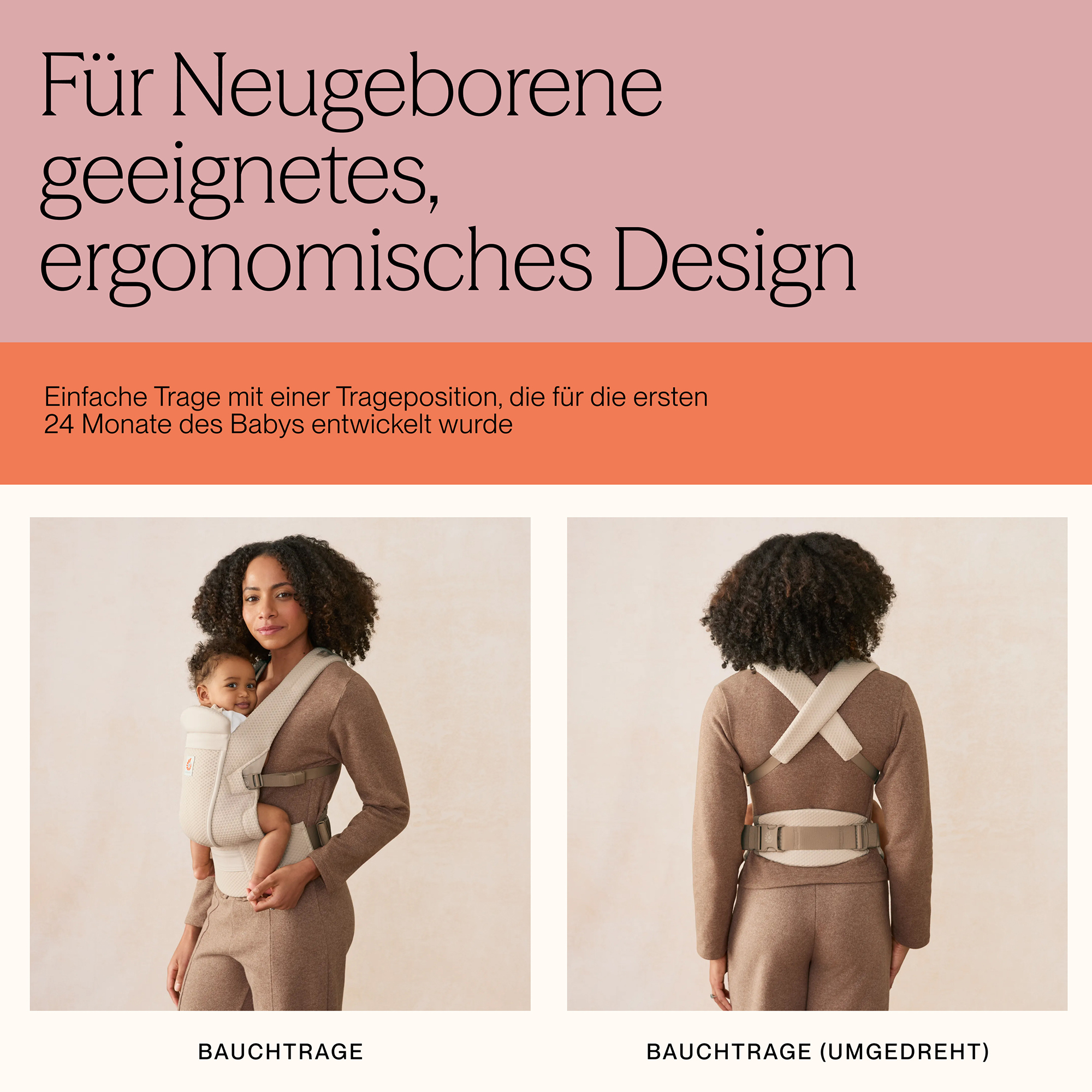 Babytragen, ERGObaby, Grau – Produktansicht
