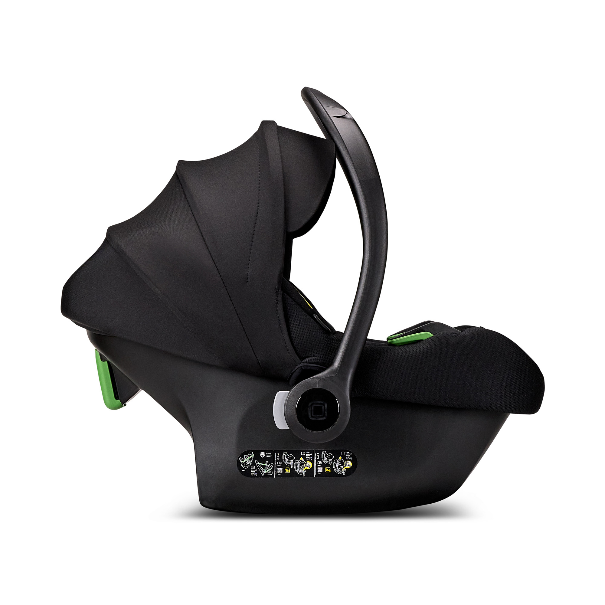 Kinderwagen Komplettsets, MOON, Schwarz – Produktansicht