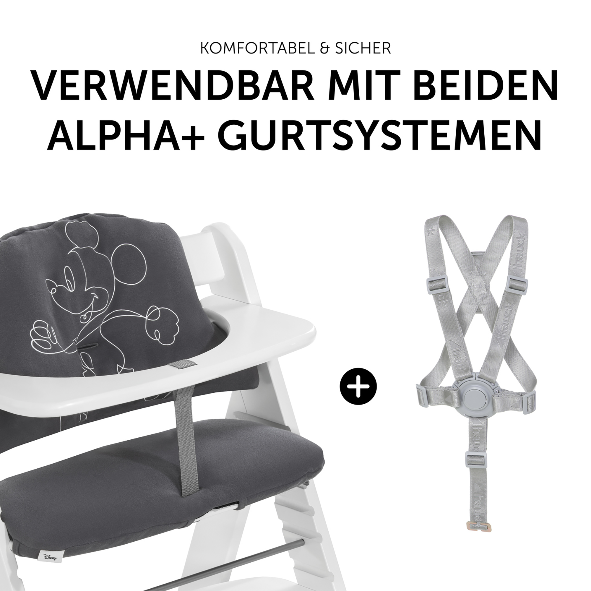 Hochstuhl Zubehör, hauck, Grau – Produktansicht