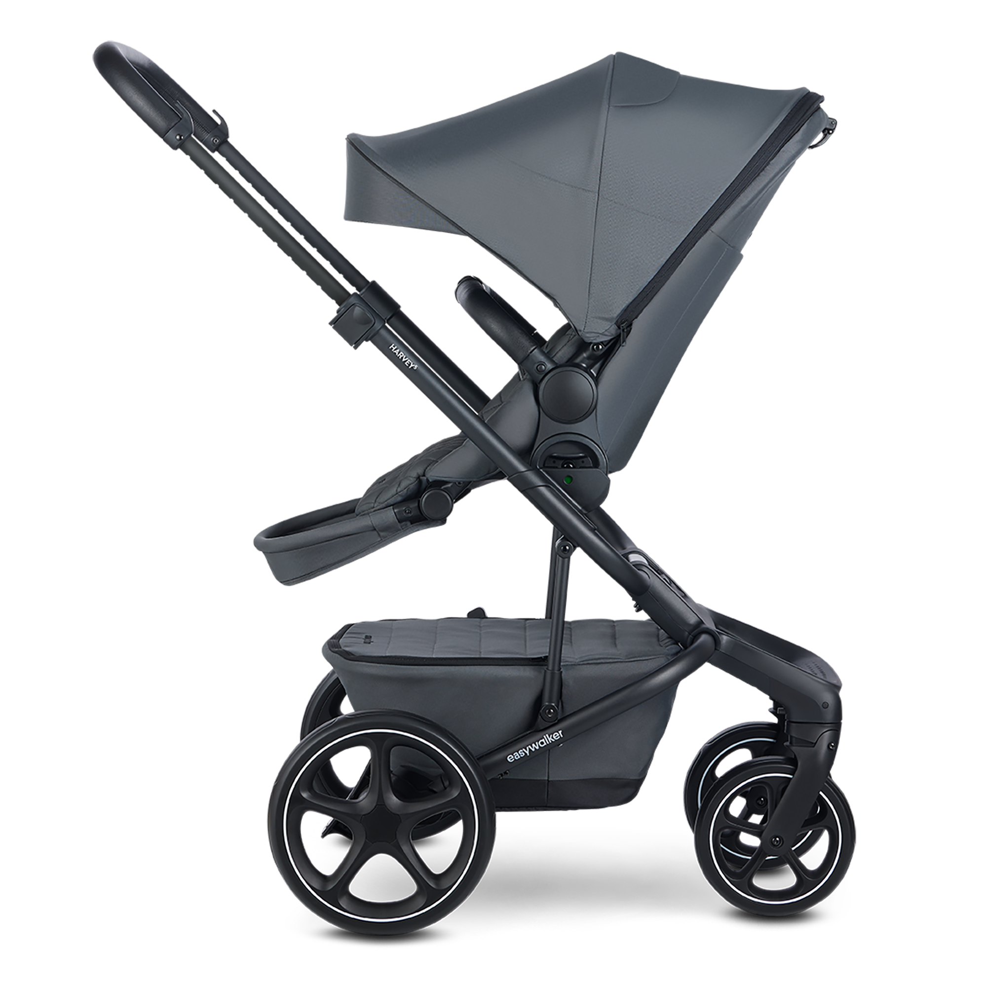 Kombi-Kinderwagen, easywalker, Grau – Produktansicht