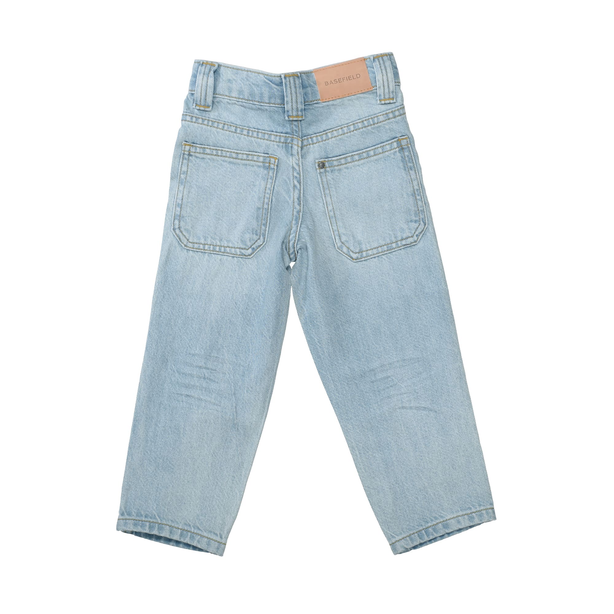 Jeanshosen, BASEFIELD, Blau – Besonderheit: aus 100% Baumwolle