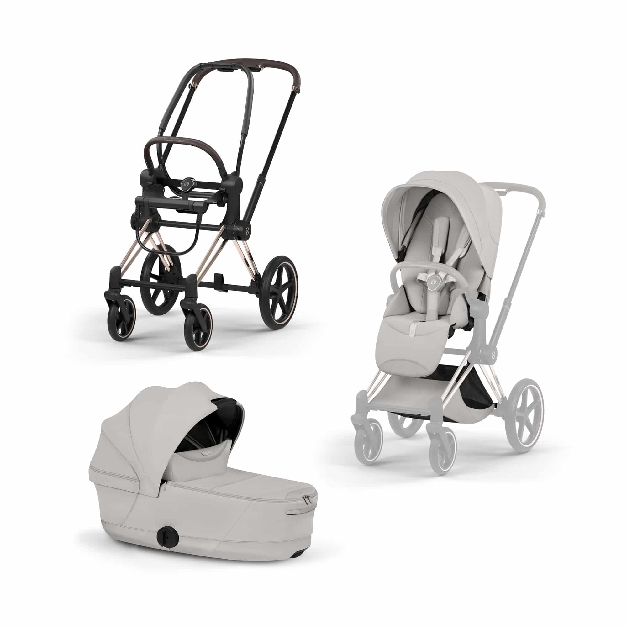 Kinderwagen Komplettsets, cybex PLATINUM, Grau – Produktansicht