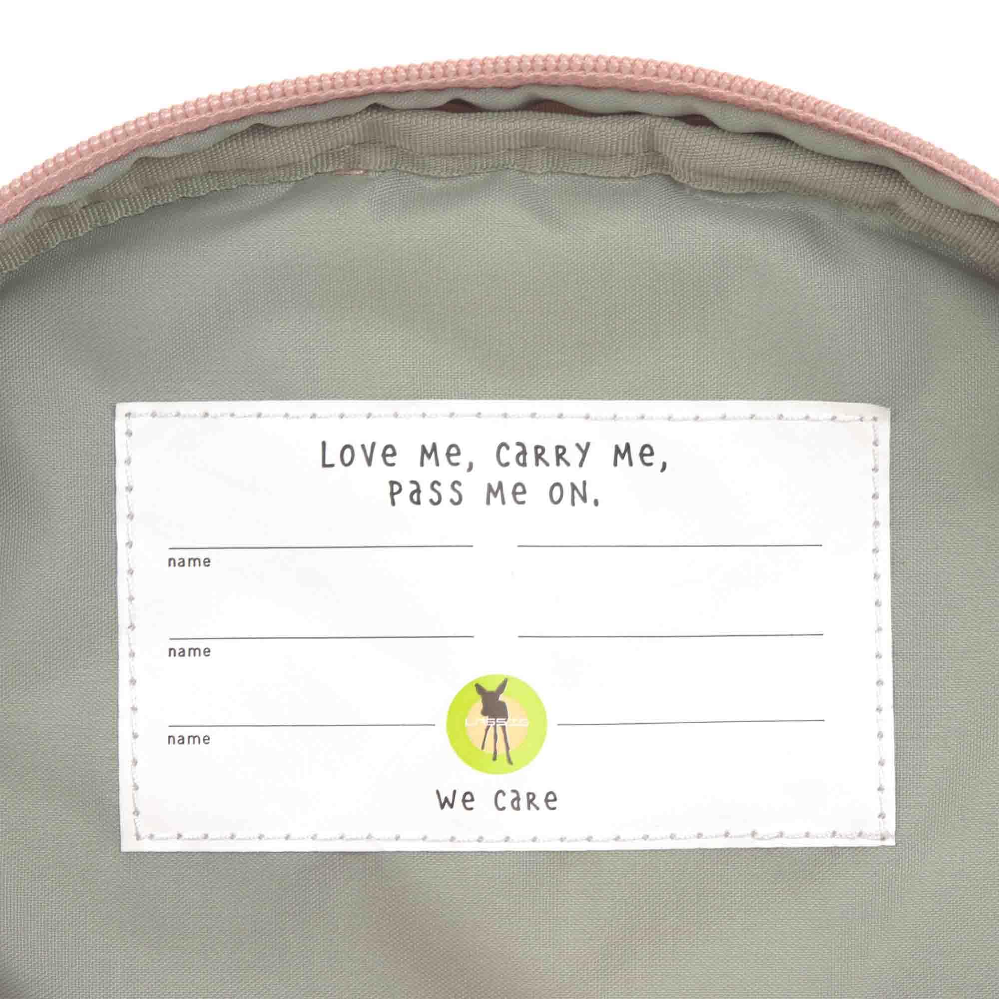 Kinderrucksäcke, LÄSSIG, Pink – Produktansicht