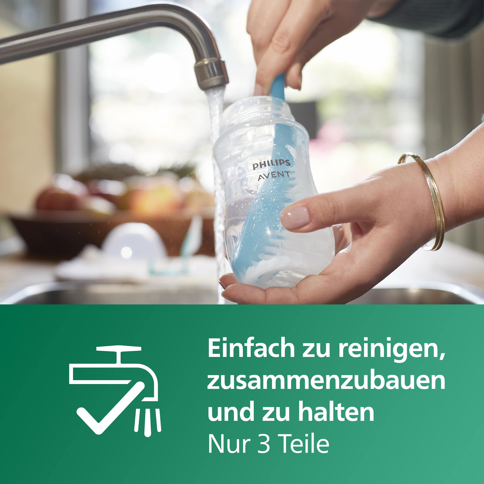 Babyfläschchen, PHILIPS AVENT, Transparent – Produktansicht