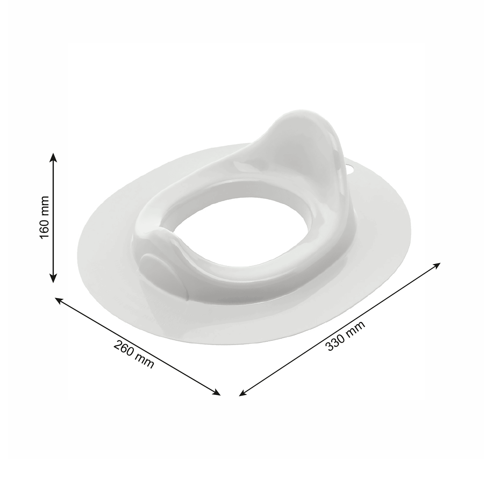 Toilettensitze, rotho Babydesign, Weiß – Produktansicht