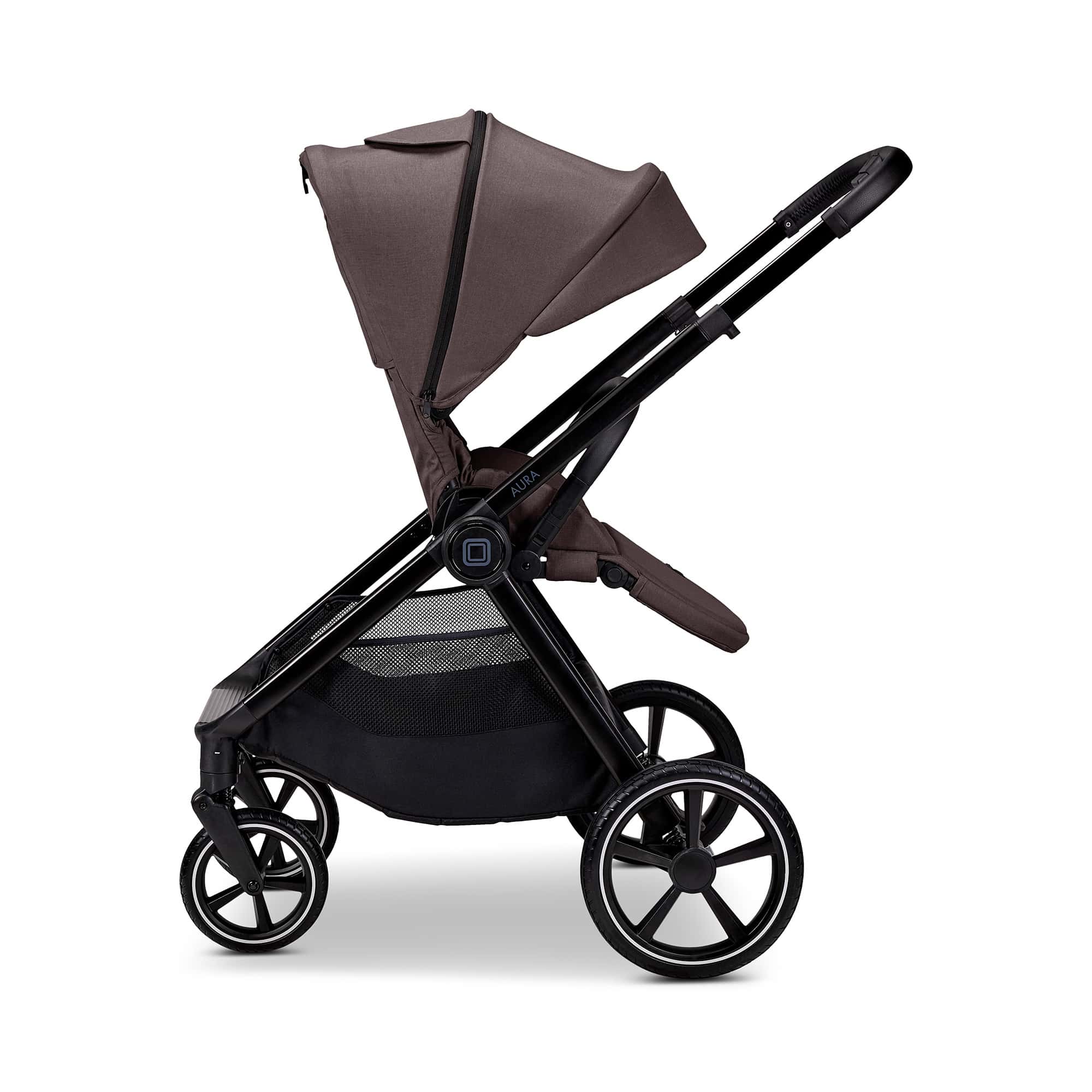 Kombi-Kinderwagen, MOON, Braun – Produktansicht