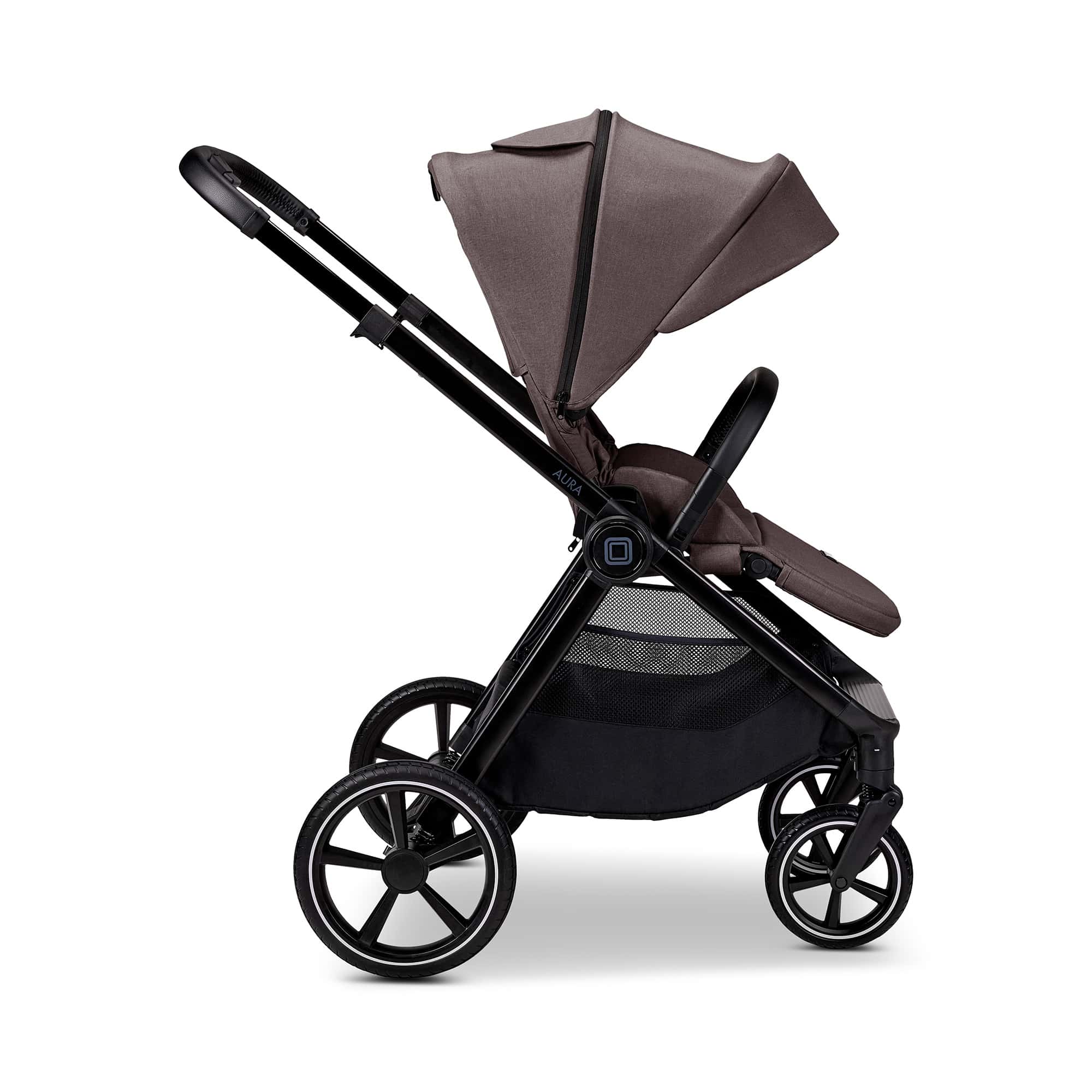 Kombi-Kinderwagen, MOON, Braun – Produktansicht