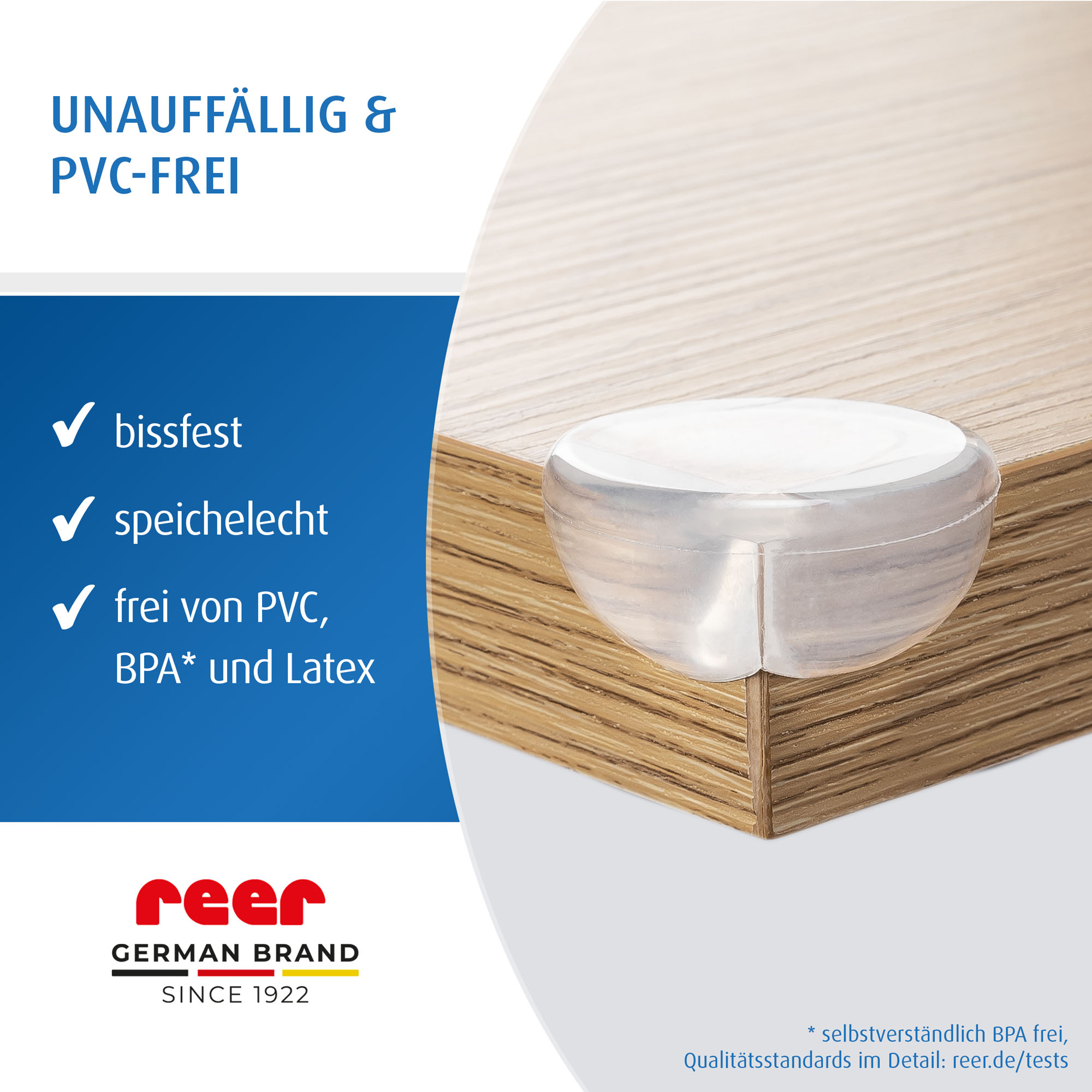 Kantenschutz, reer, Transparent – Produktansicht
