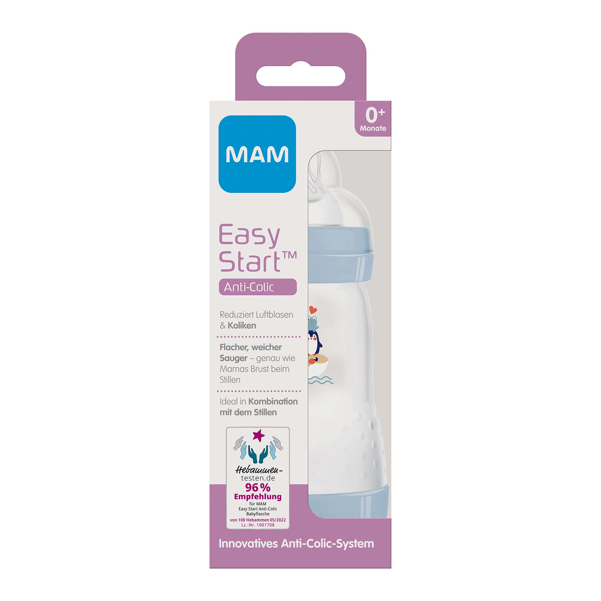 Babyfläschchen, MAM – Produktansicht
