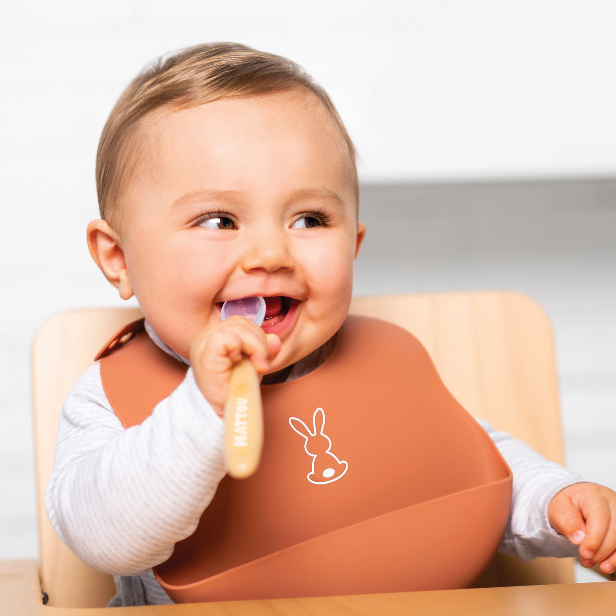 Kinderbesteck, Nattou, Mehrfarbig – Produktansicht