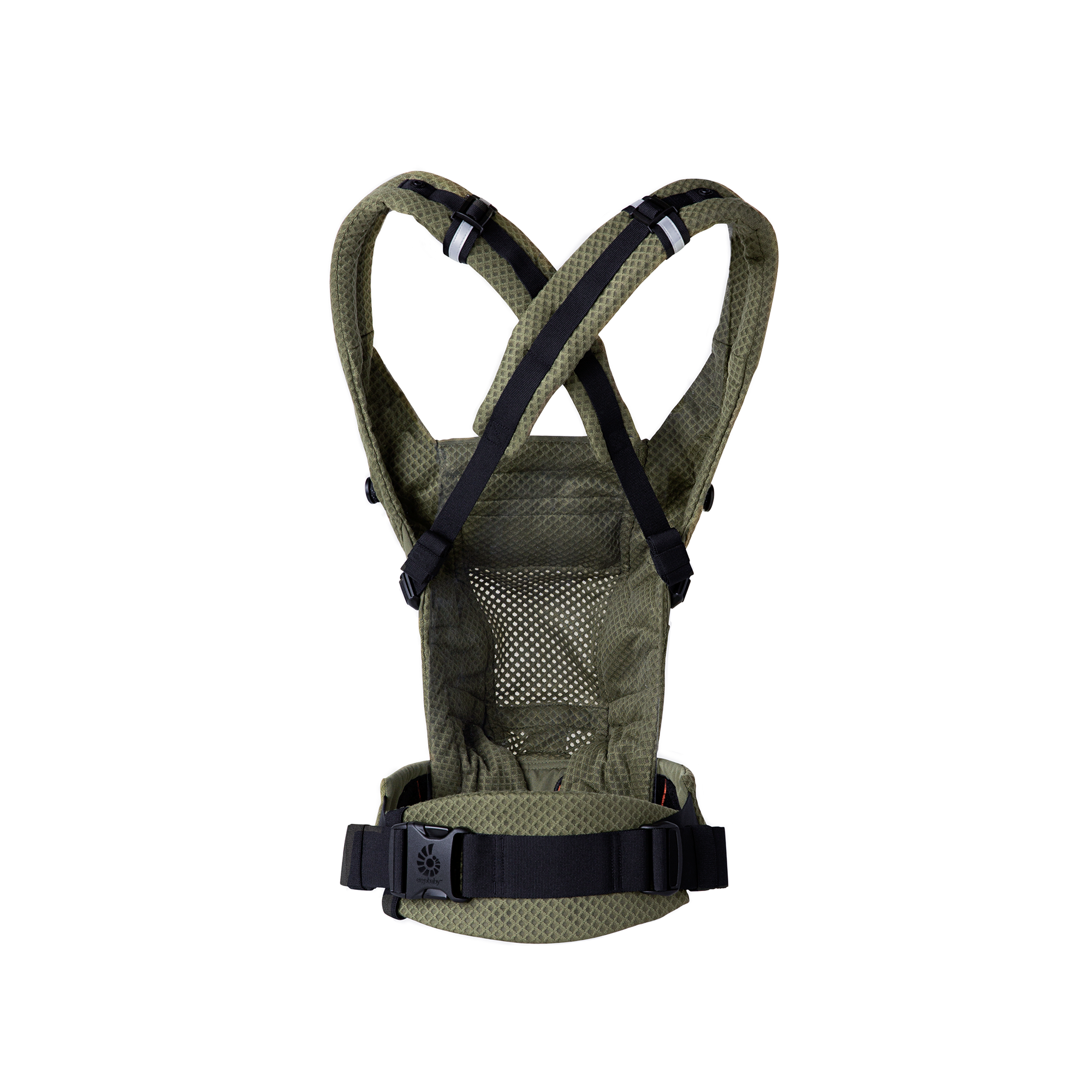 ERGObaby Adapt SoftFlex Mesh Olive Green | in Oliv Rücken | BabyOne