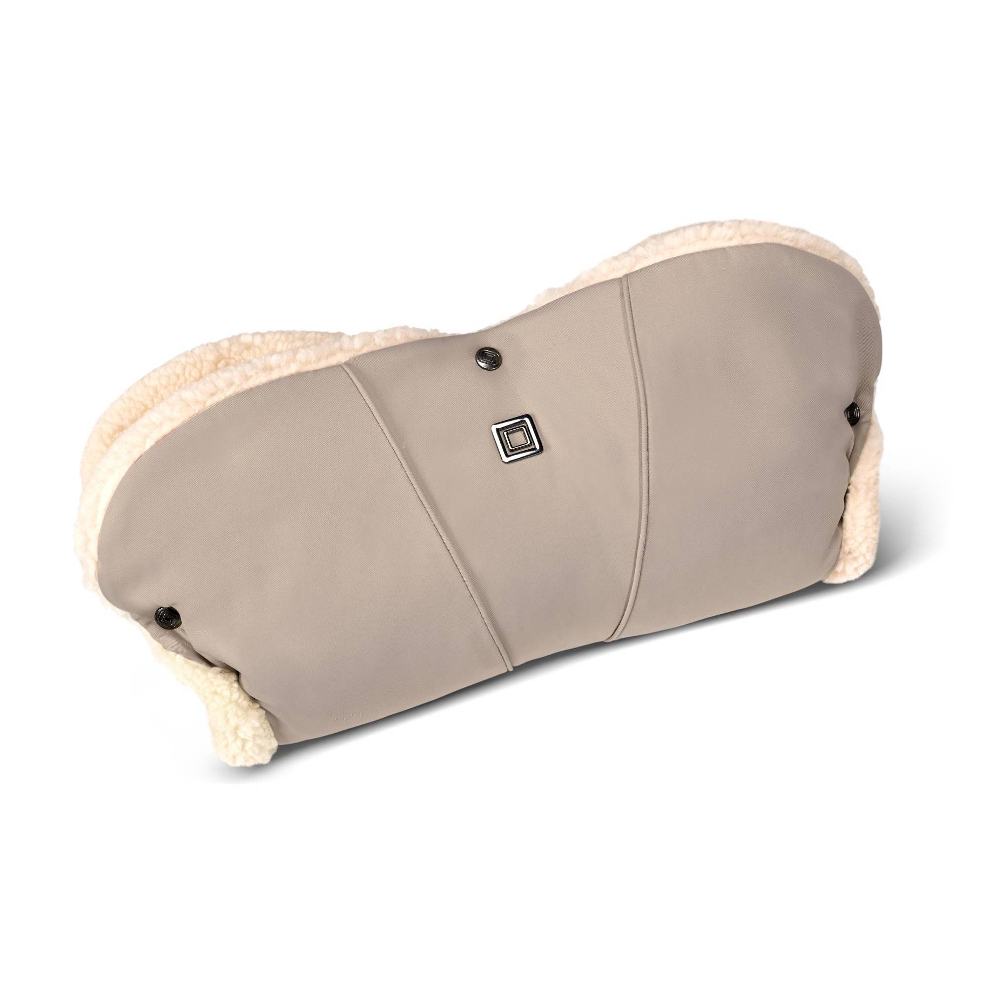 Handwärmer, MOON, Beige – Besonderheit: weiches Teddyfell-Innenfutter