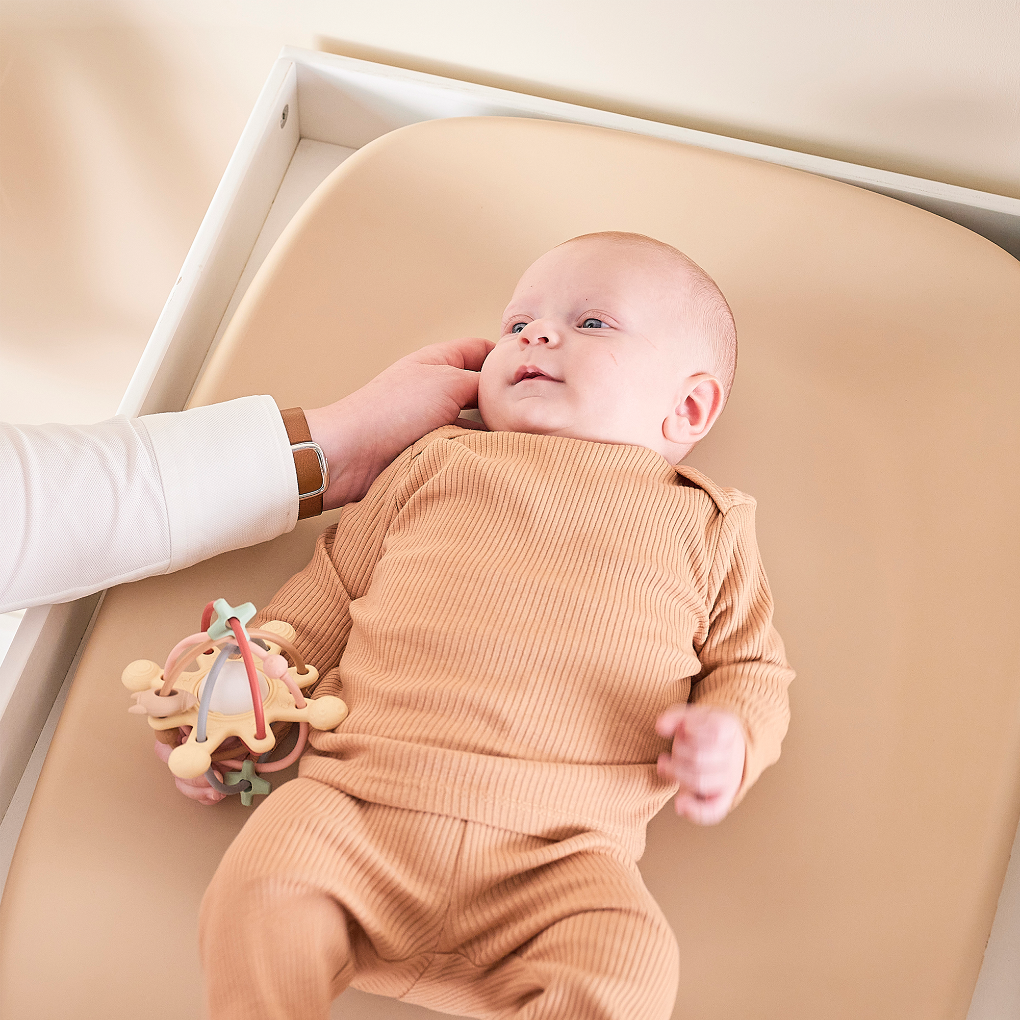 Wickelunterlagen, Nattou, Beige – Produktansicht