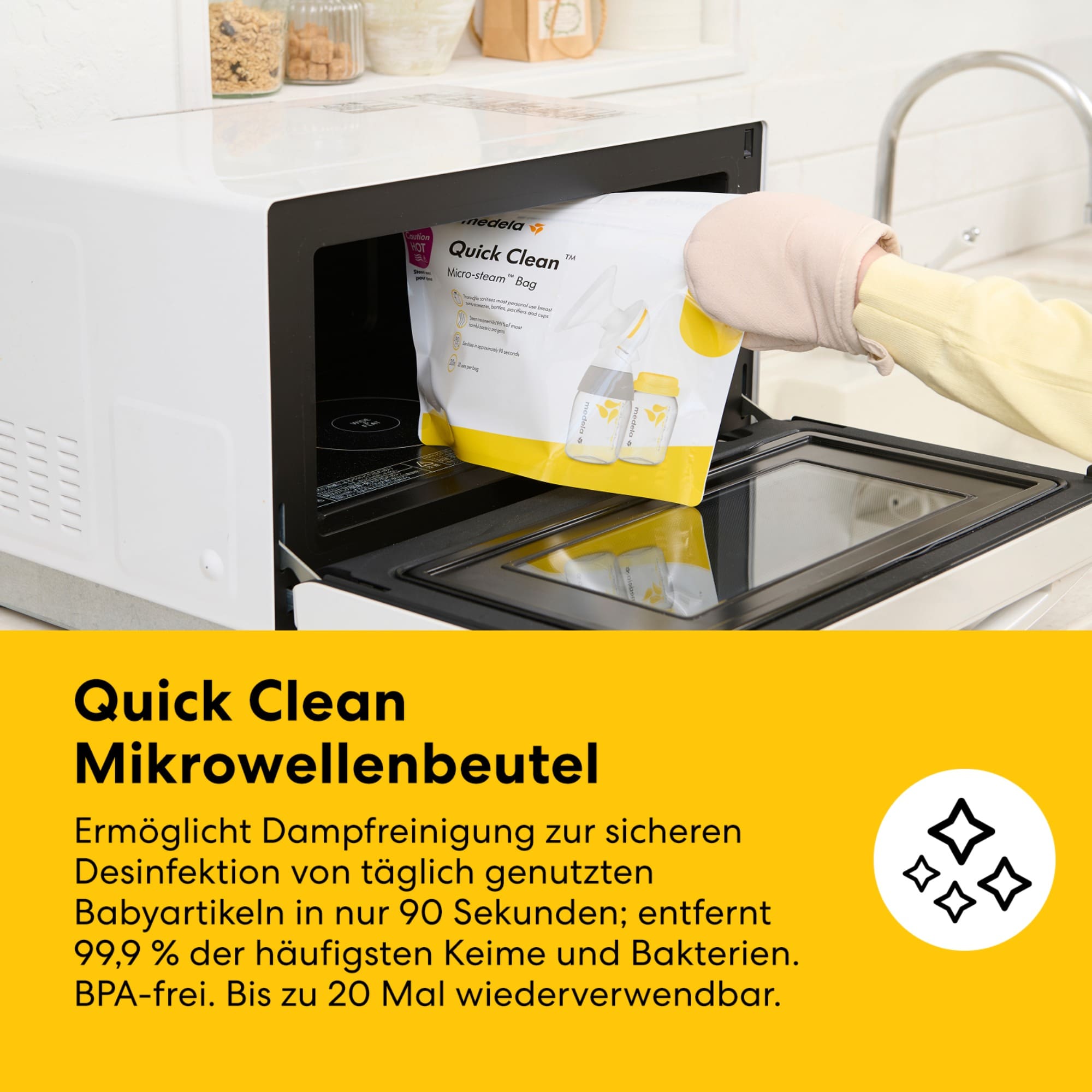 Stillzubehör, medela, Weiß – Produktansicht