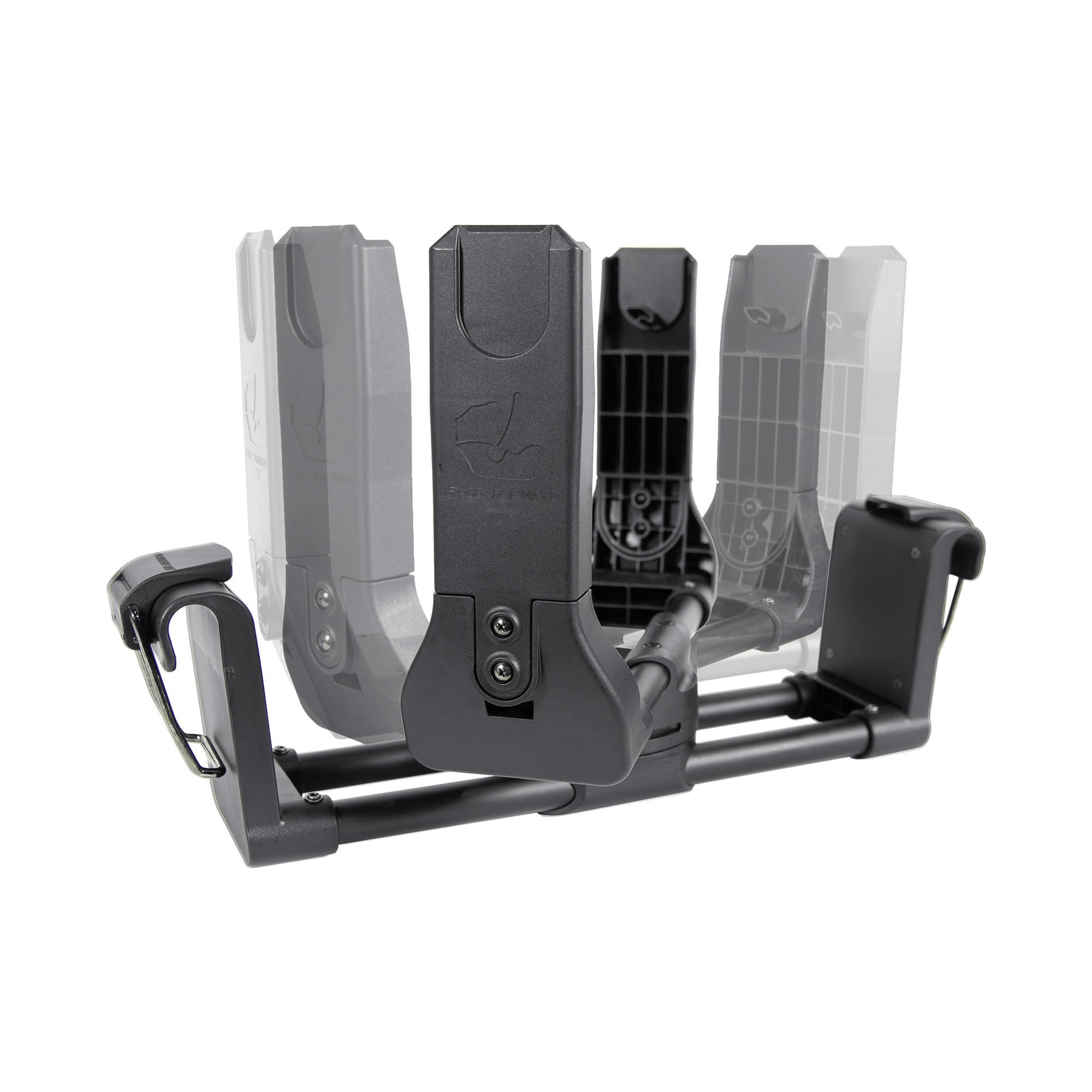 Adapter, WONDERFOLD, Schwarz – Produktansicht