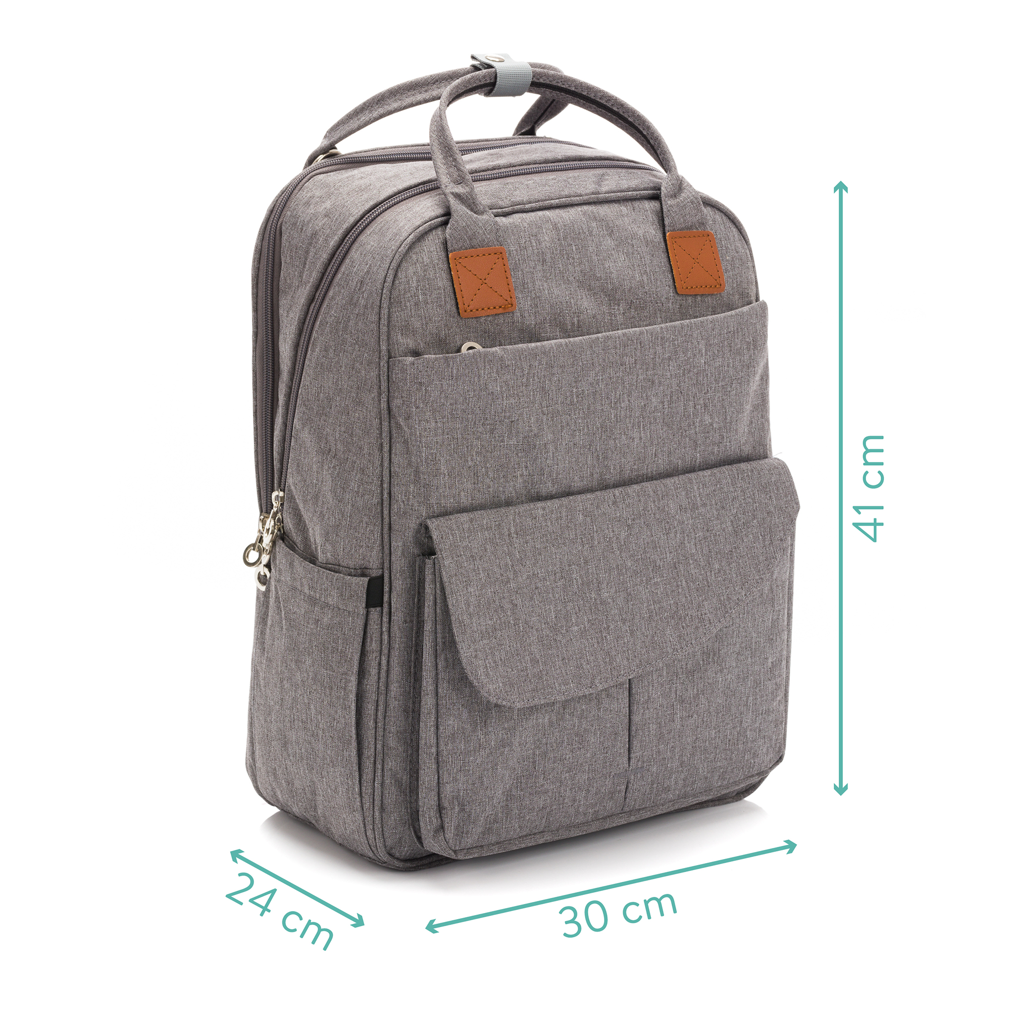Wickelrucksäcke, LITTLE ONE, Grau – Produktansicht