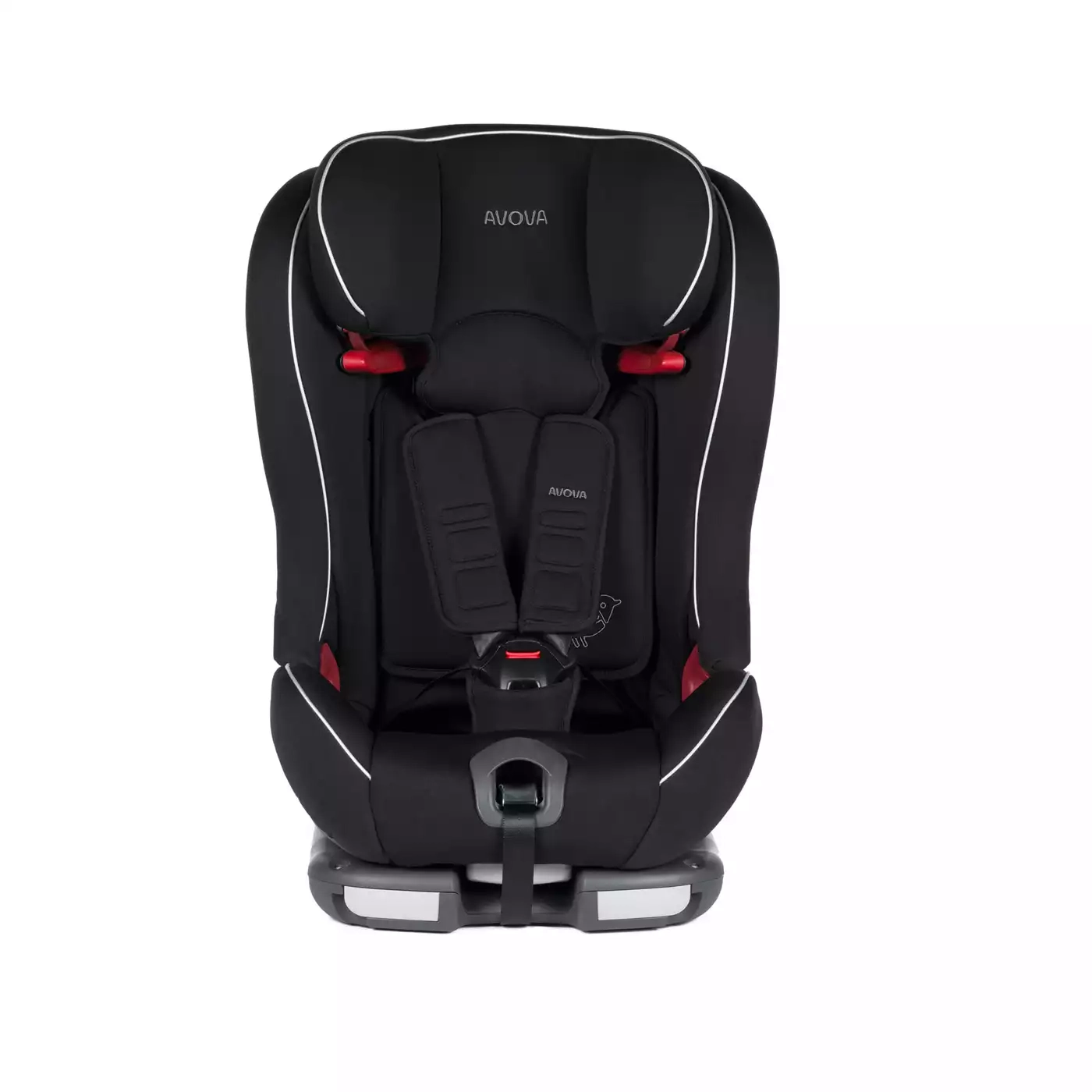 Kindersitze 9-36 kg, Gruppe 1/2/3, AVOVA, Schwarz – Produktansicht