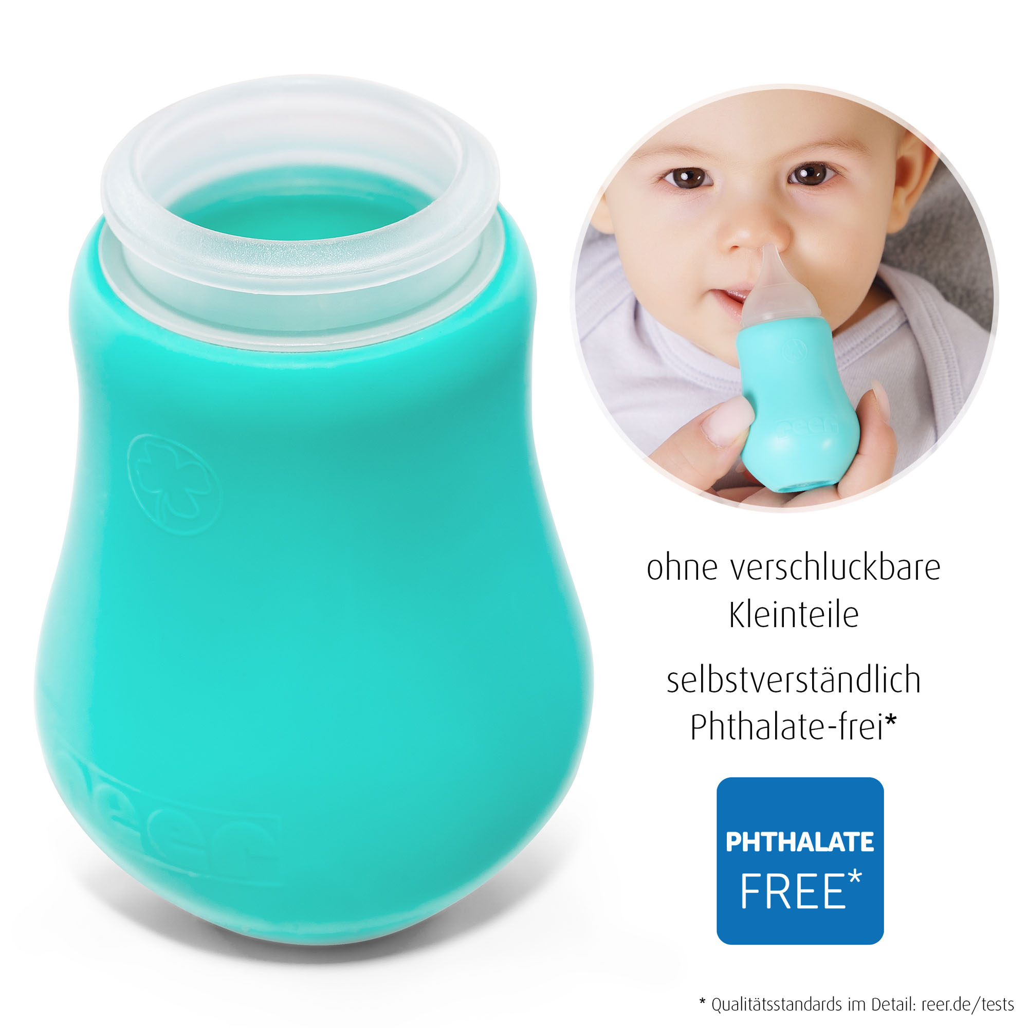 Nasensauger, reer, Blau – Produktansicht