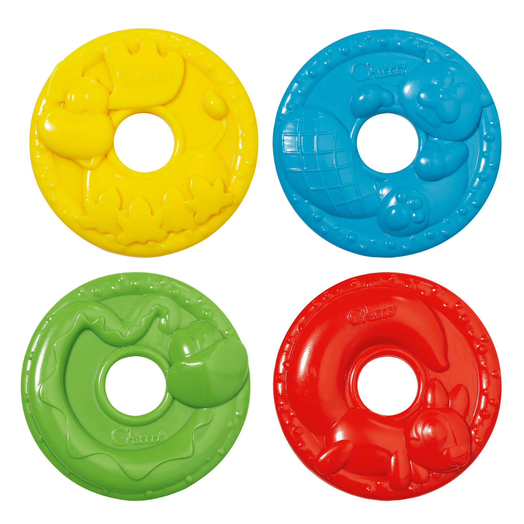 Rasseln & Greiflinge, chicco, Mehrfarbig – Produktansicht