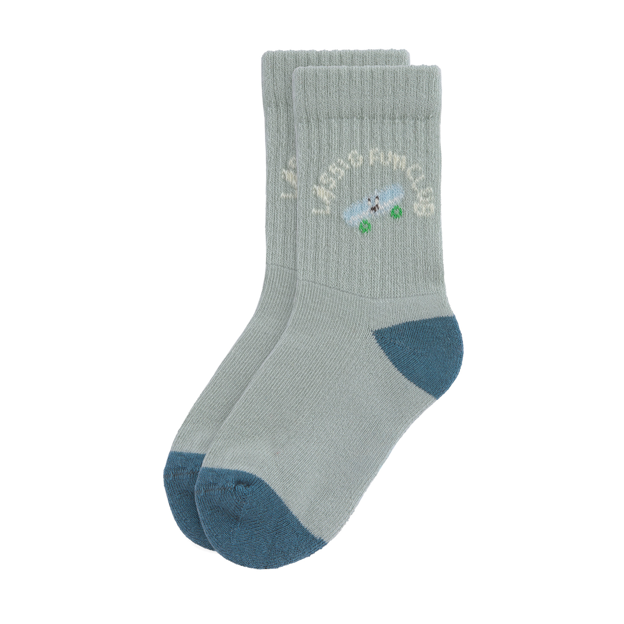 Socken & Strumpfhosen, LÄSSIG, Blau – Besonderheit: aus 77% Bio-Baumwolle