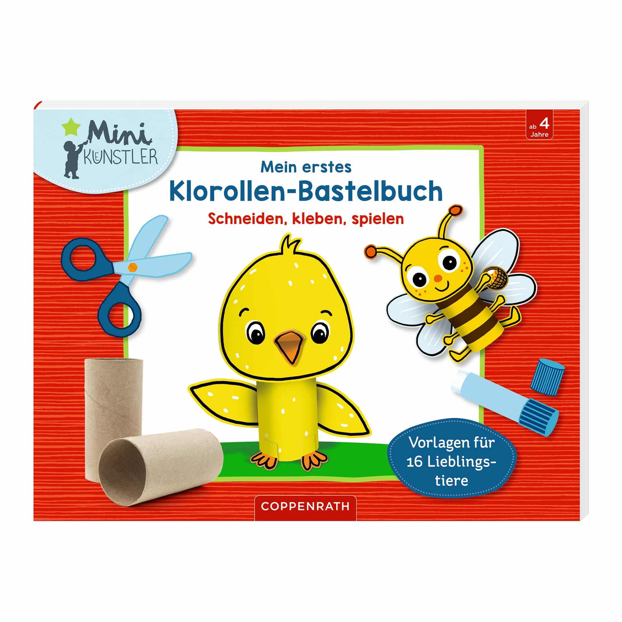 Mein erstes Klorollen-Bastelbuch COPPENRATH Mehrfarbig 2000584153701 1