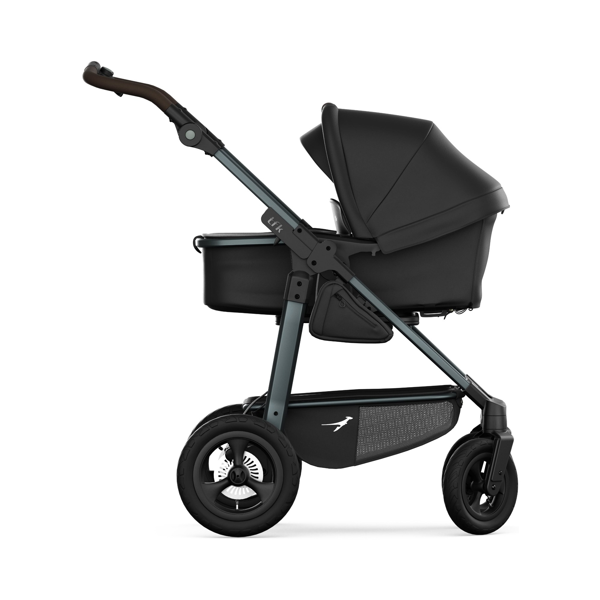 Kombi-Kinderwagen, tfk, Schwarz – Produktansicht
