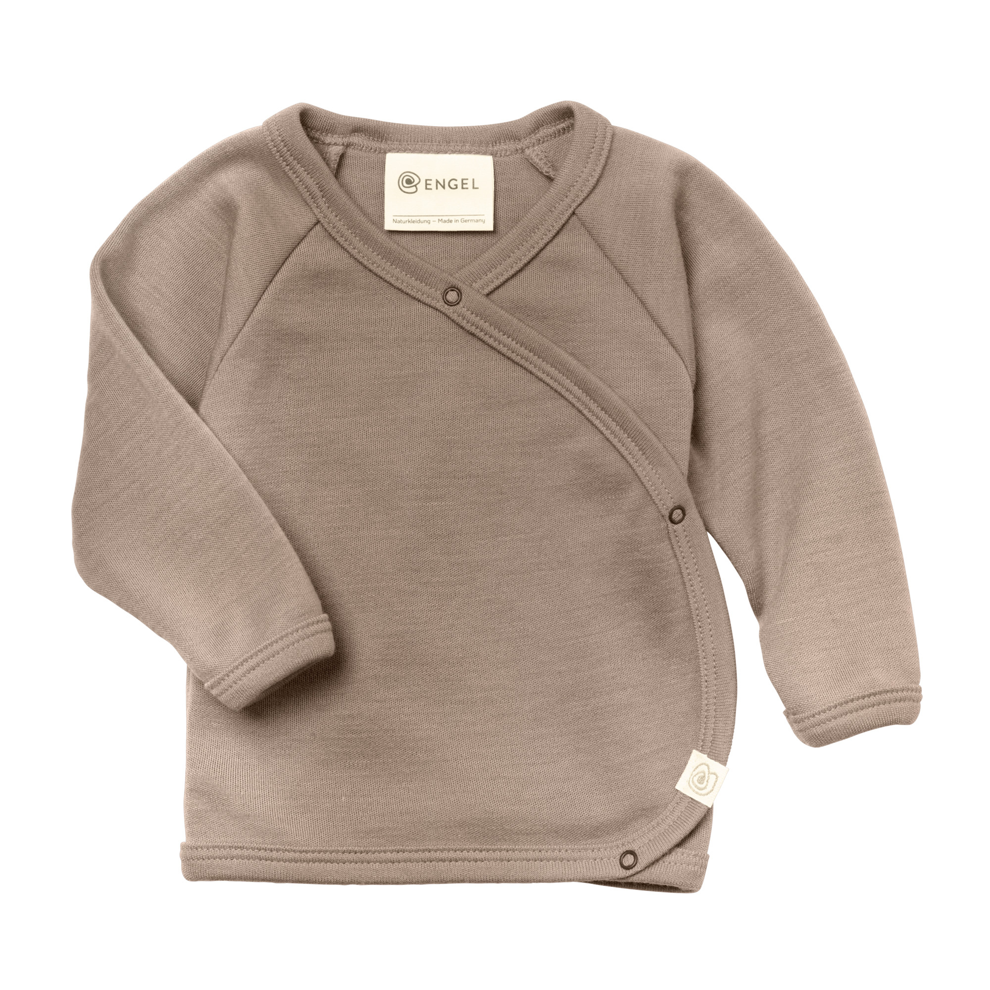 ENGEL, ENGEL, Beige – Besonderheit: weiches Langarm-Wickelshirt aus hochwertiger Interlock-Qualität