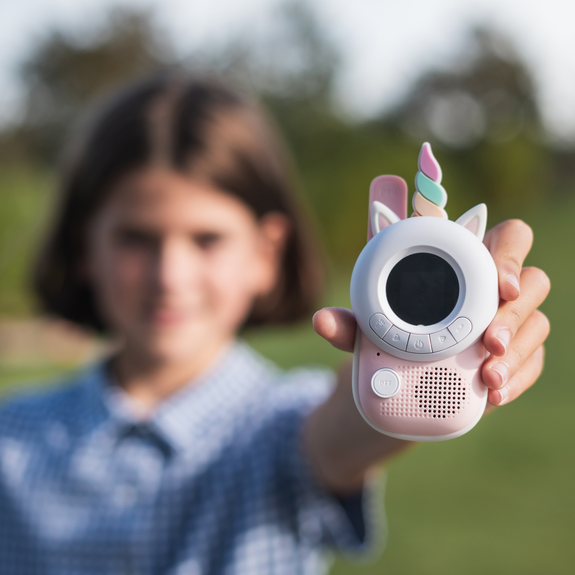 Elektronisches Spielzeug, ZOOFAMILY, Weiß – Besonderheit: Ein-Tasten-System garantiert sofortige Kommunikation