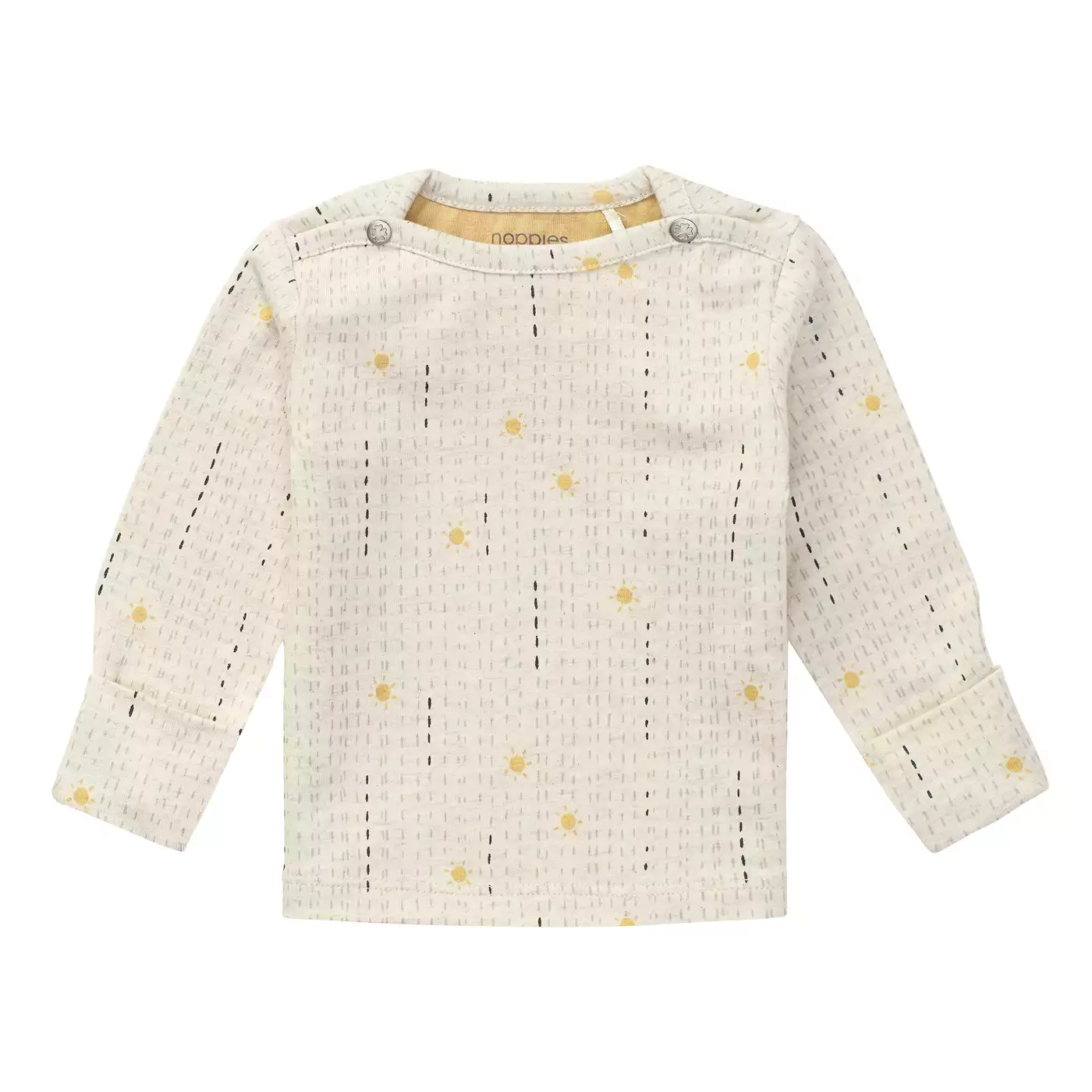 Noppies Damen Langarmshirt 'Here Comes Trouble' | 95% Baumwolle, 5% Elasthan | Lässiges Shirt