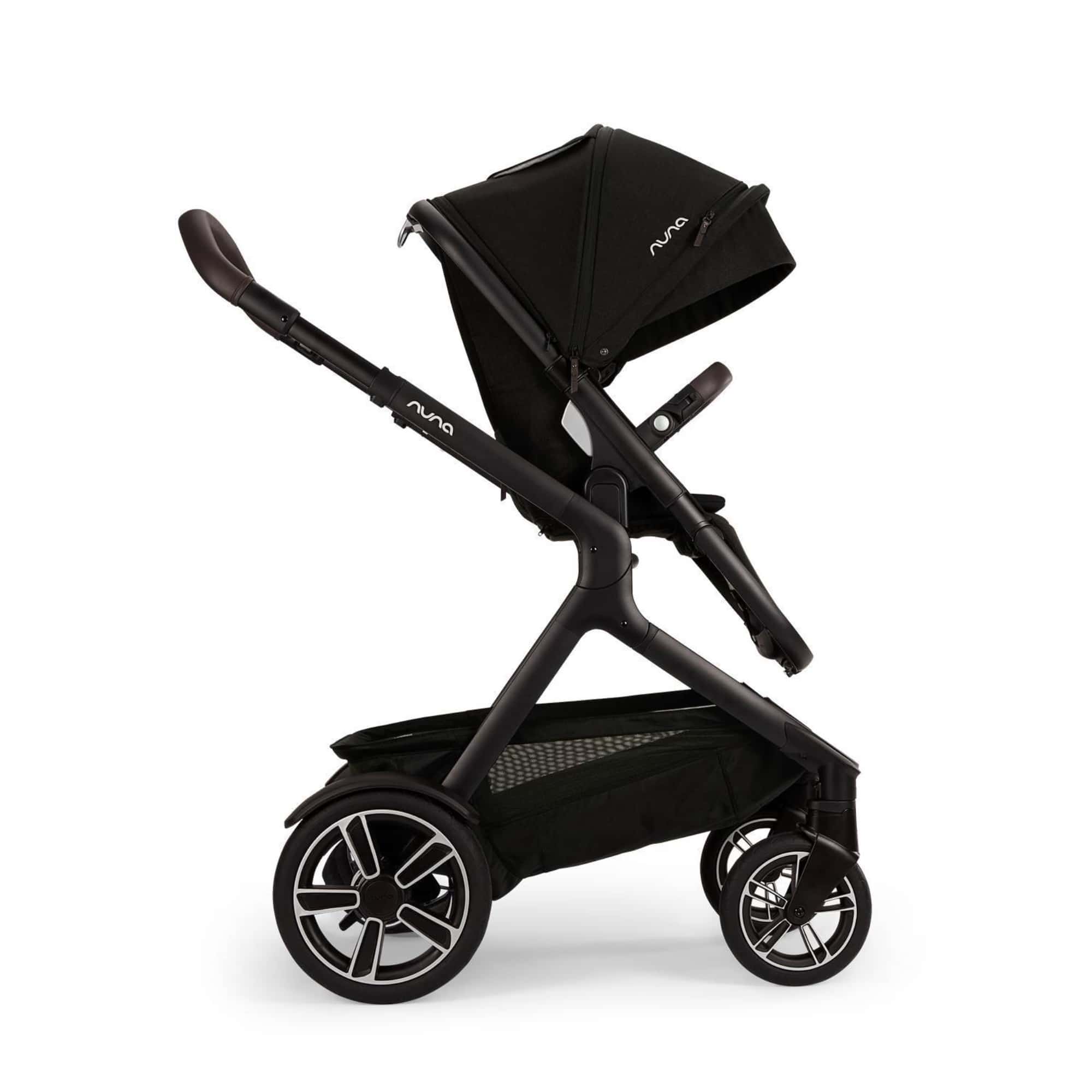 Kombi-Kinderwagen, nuna, Schwarz – Besonderheit: Kinderwagen – geeignet ab 6 Monate bis ca. 5 Jahre (22 kg)
