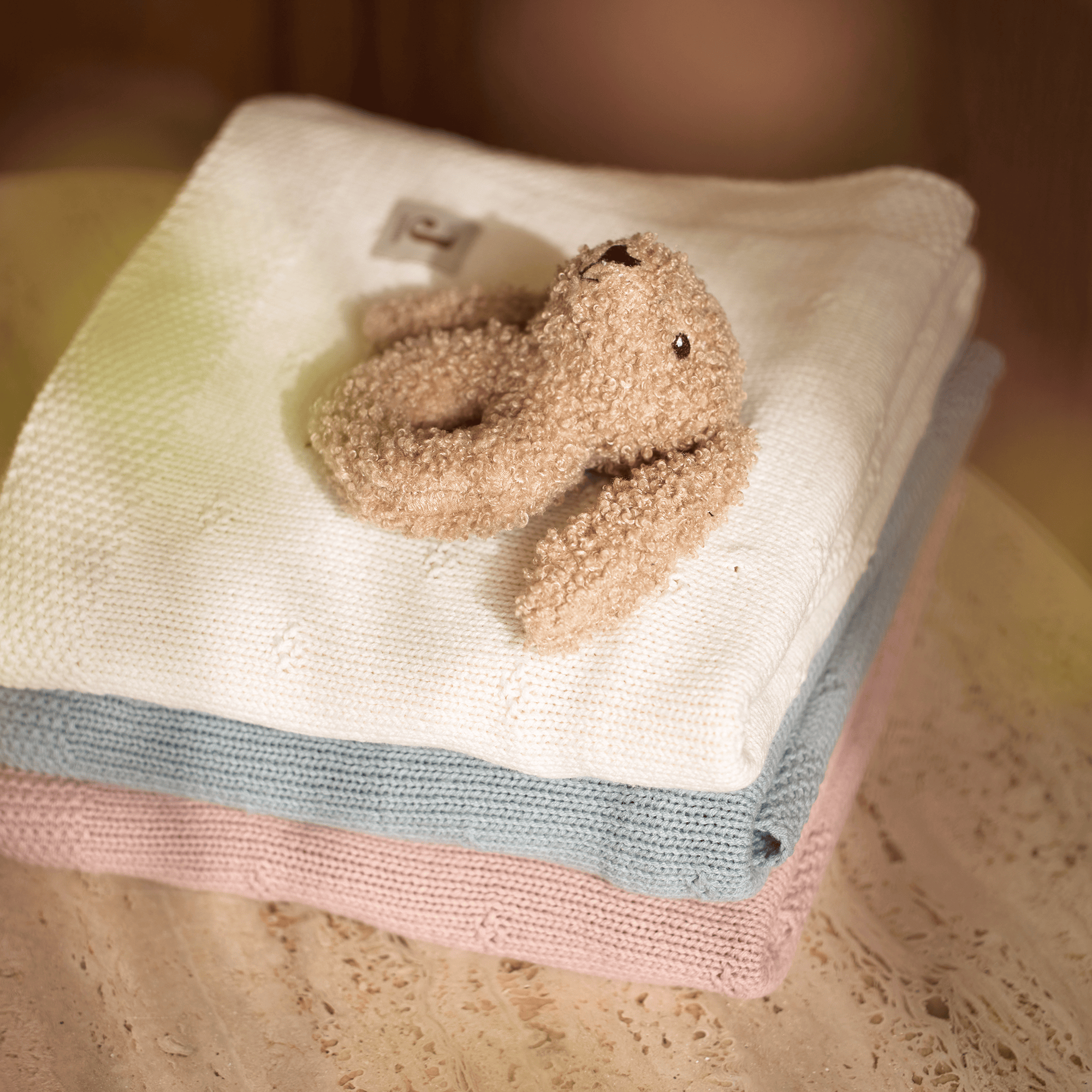 Rasseln & Greiflinge, jollein, Braun – Produktansicht