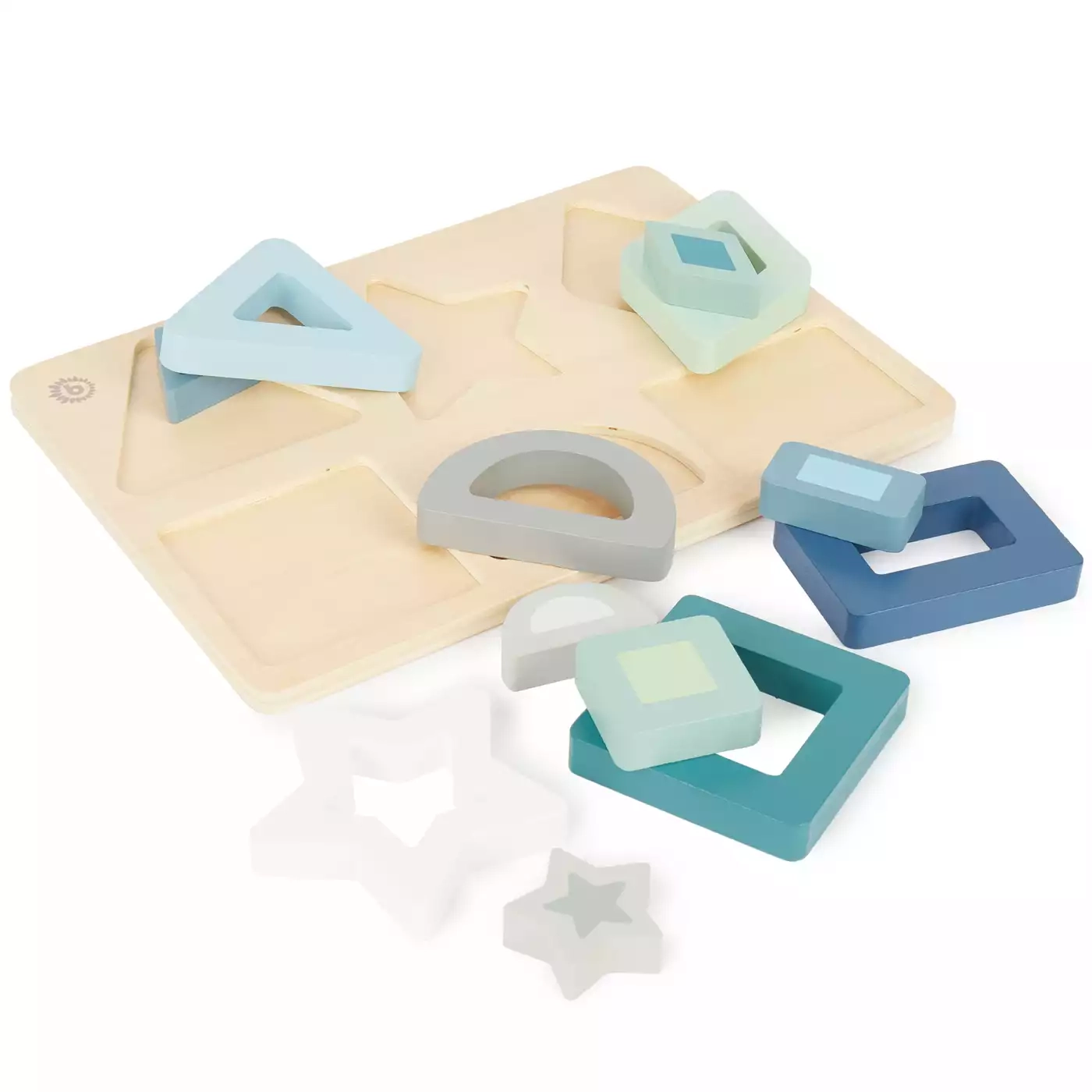 Holzpuzzle, bieco, Braun – Produktansicht