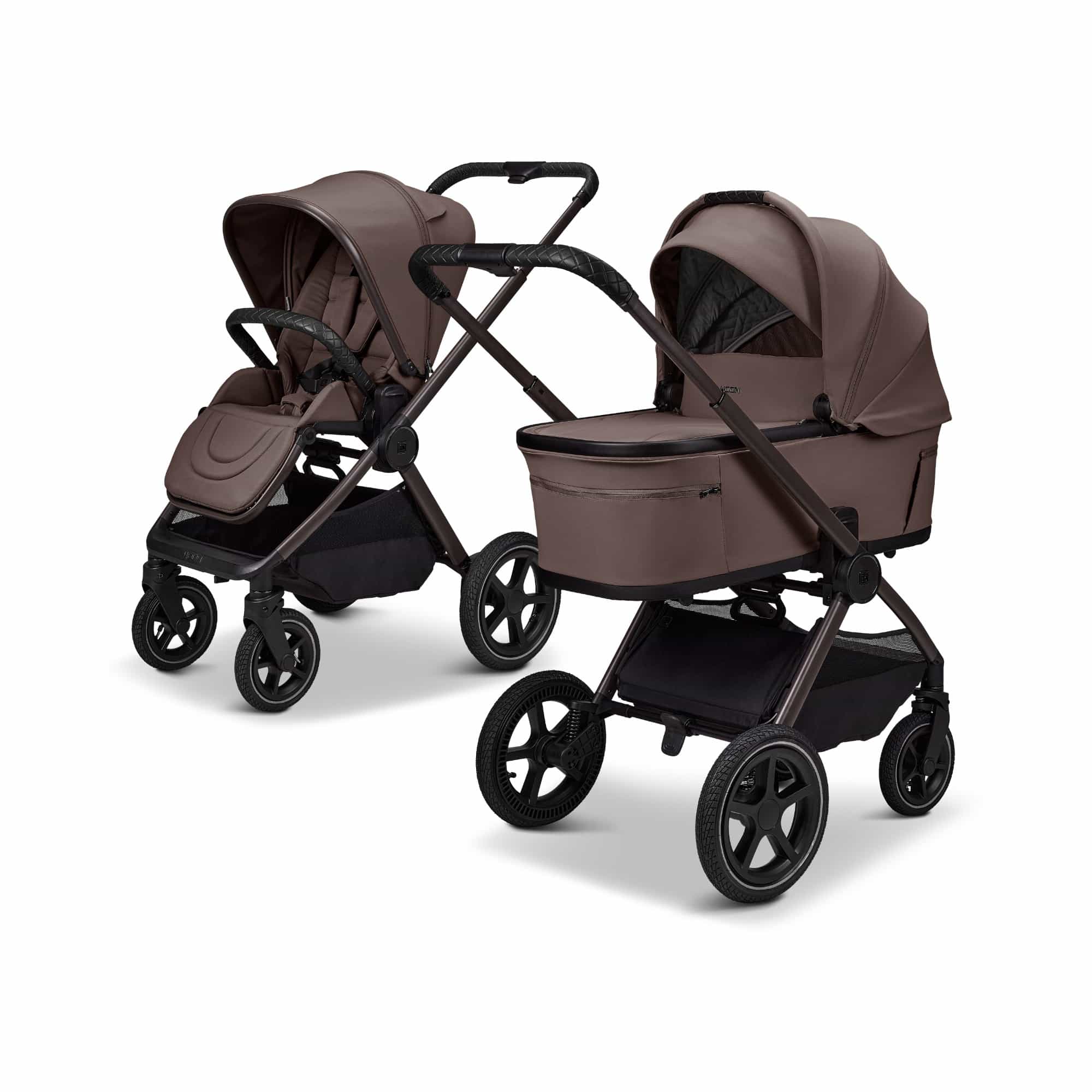 Kombi-Kinderwagen, MOON, Beige – Produktansicht