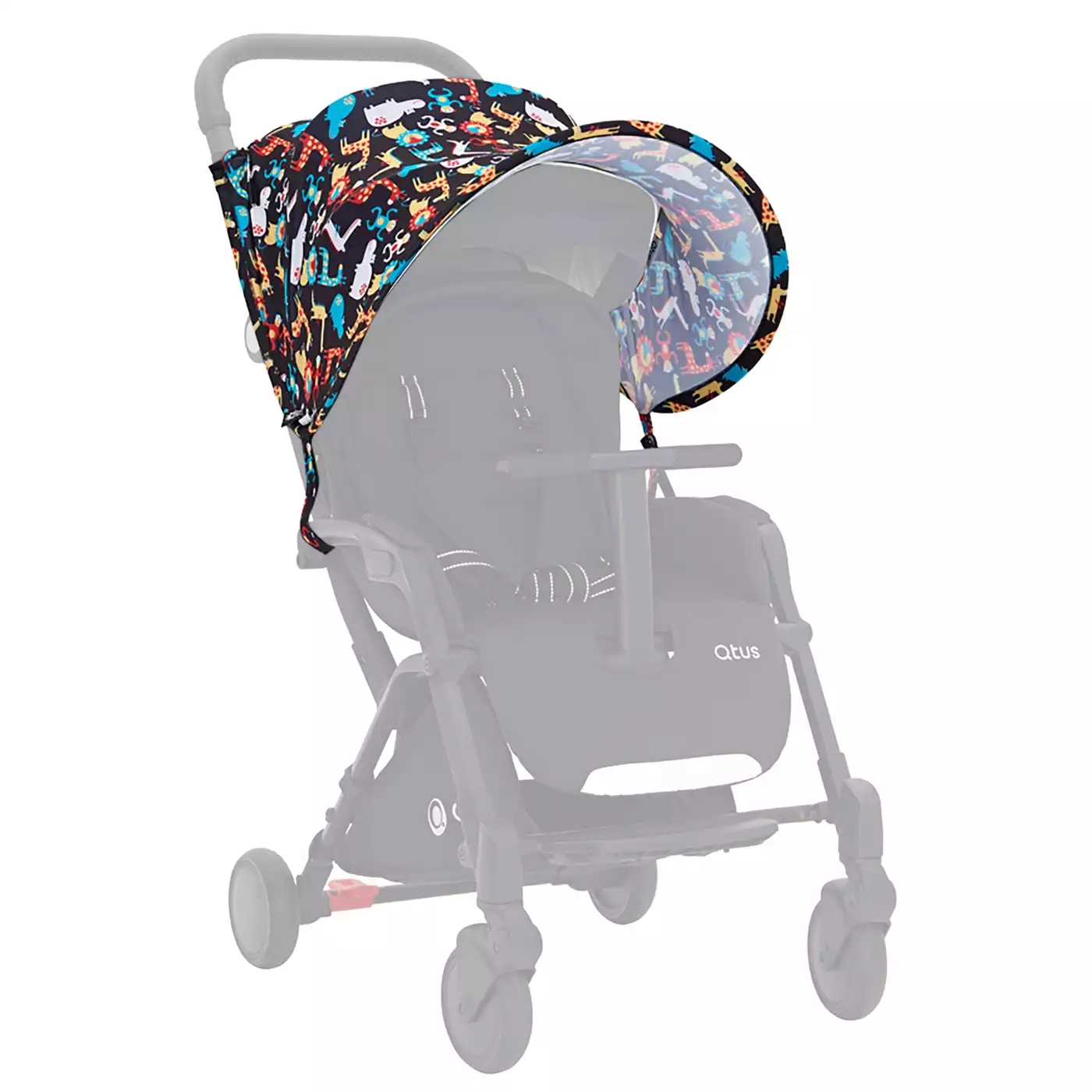 Sonnen- & Insektenschutz Kinderwagen, Qtus – Produktansicht