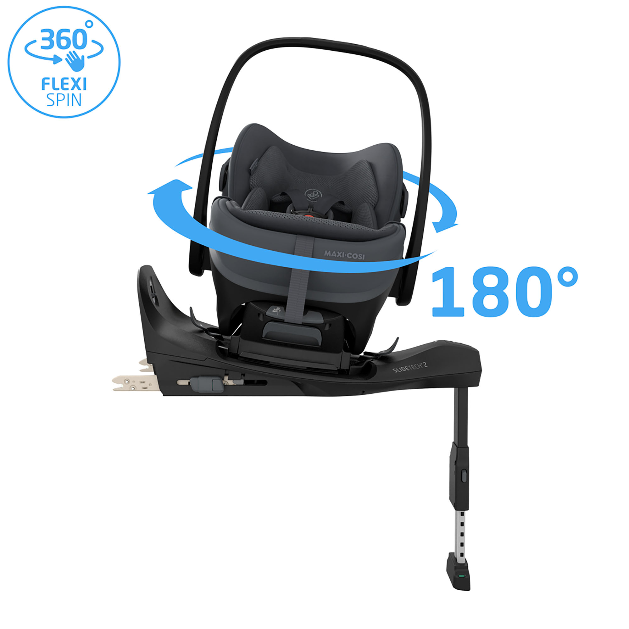 Babyschalen 0-13 kg, Gruppe 0+, MAXI-COSI Premium, Schwarz – Produktansicht