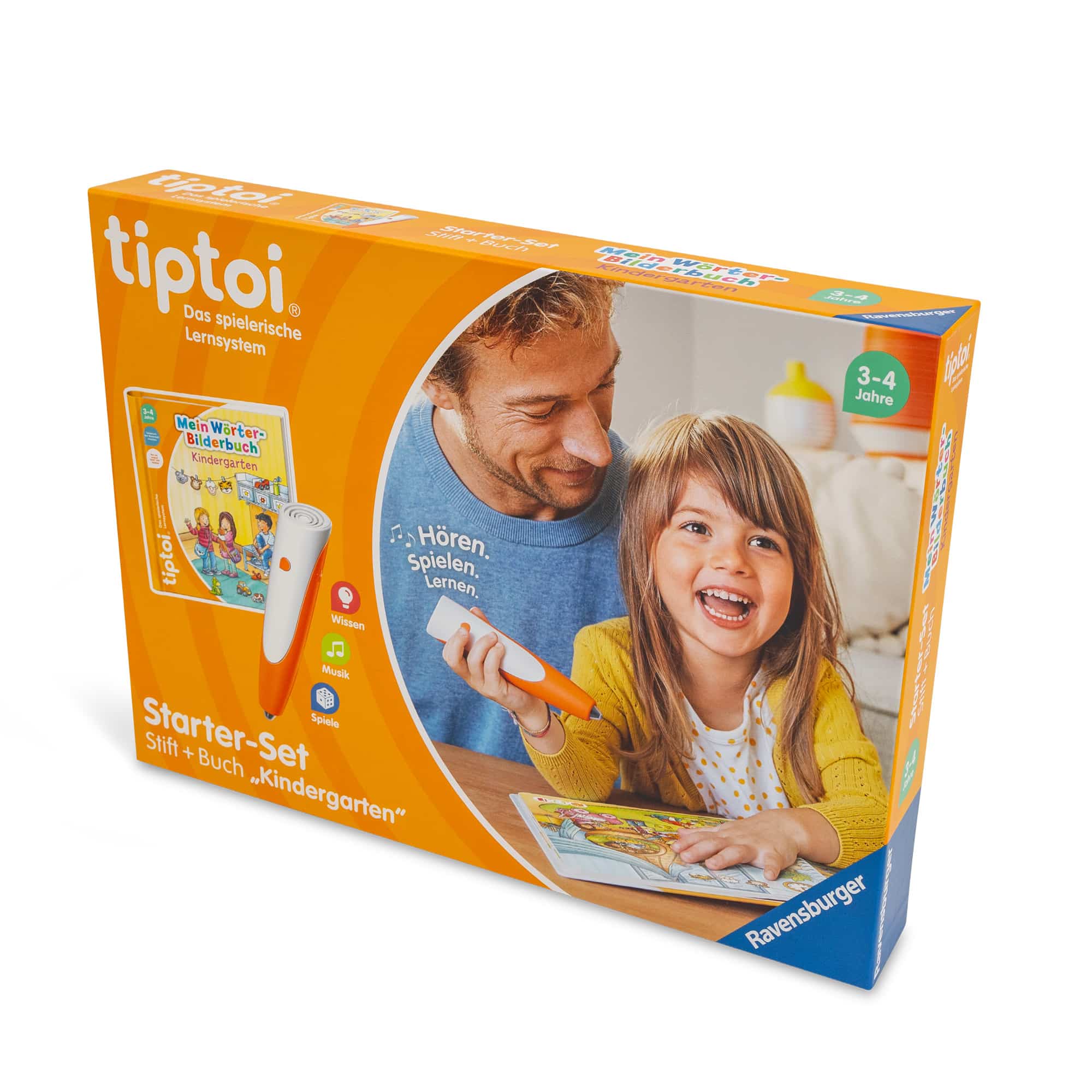 tiptoi® Starter-Set: Stift + Buch Kindergarten Ravensburger Orange 2000582961100 1