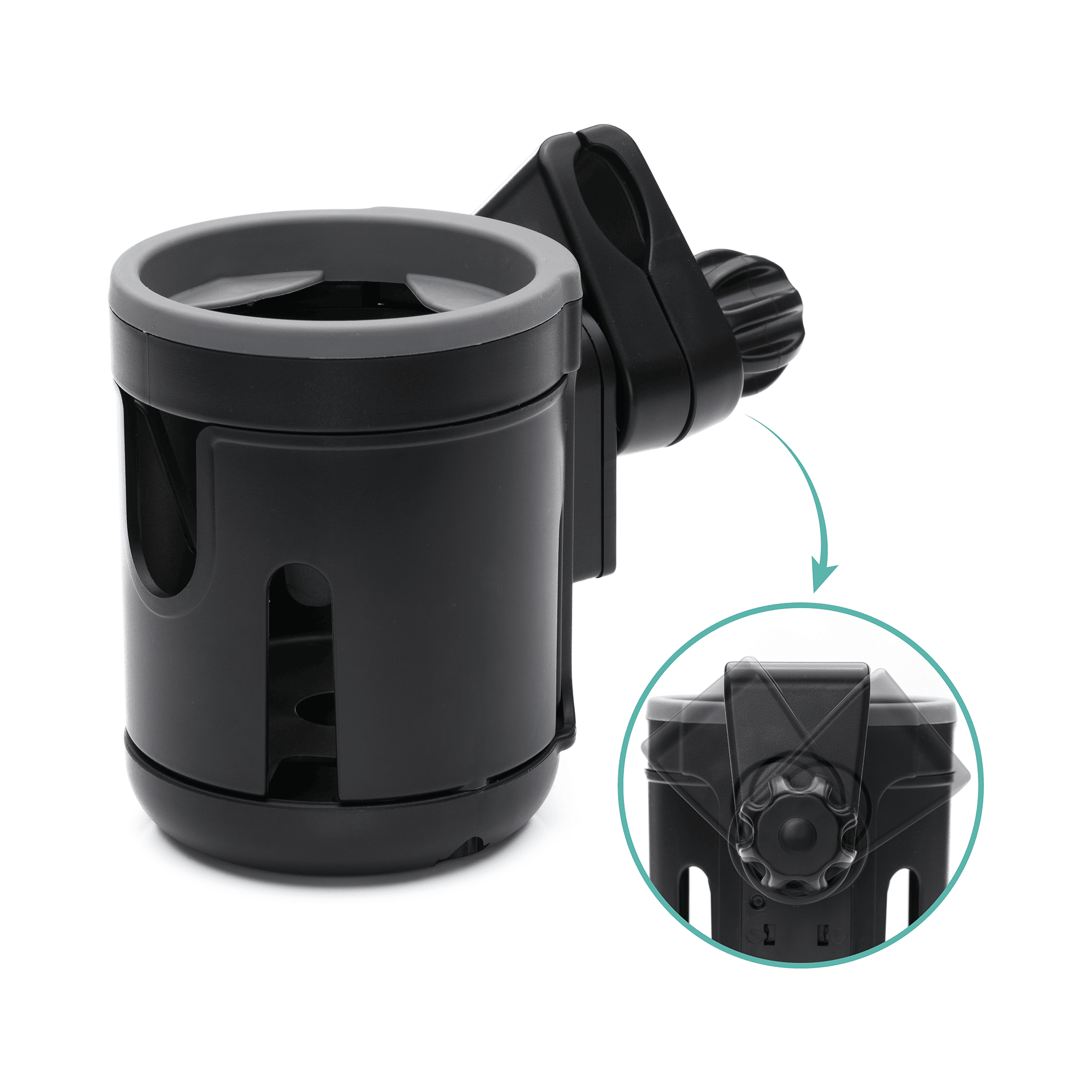 Getränkehalter & Becherhalter, LITTLE ONE, Schwarz – Produktansicht