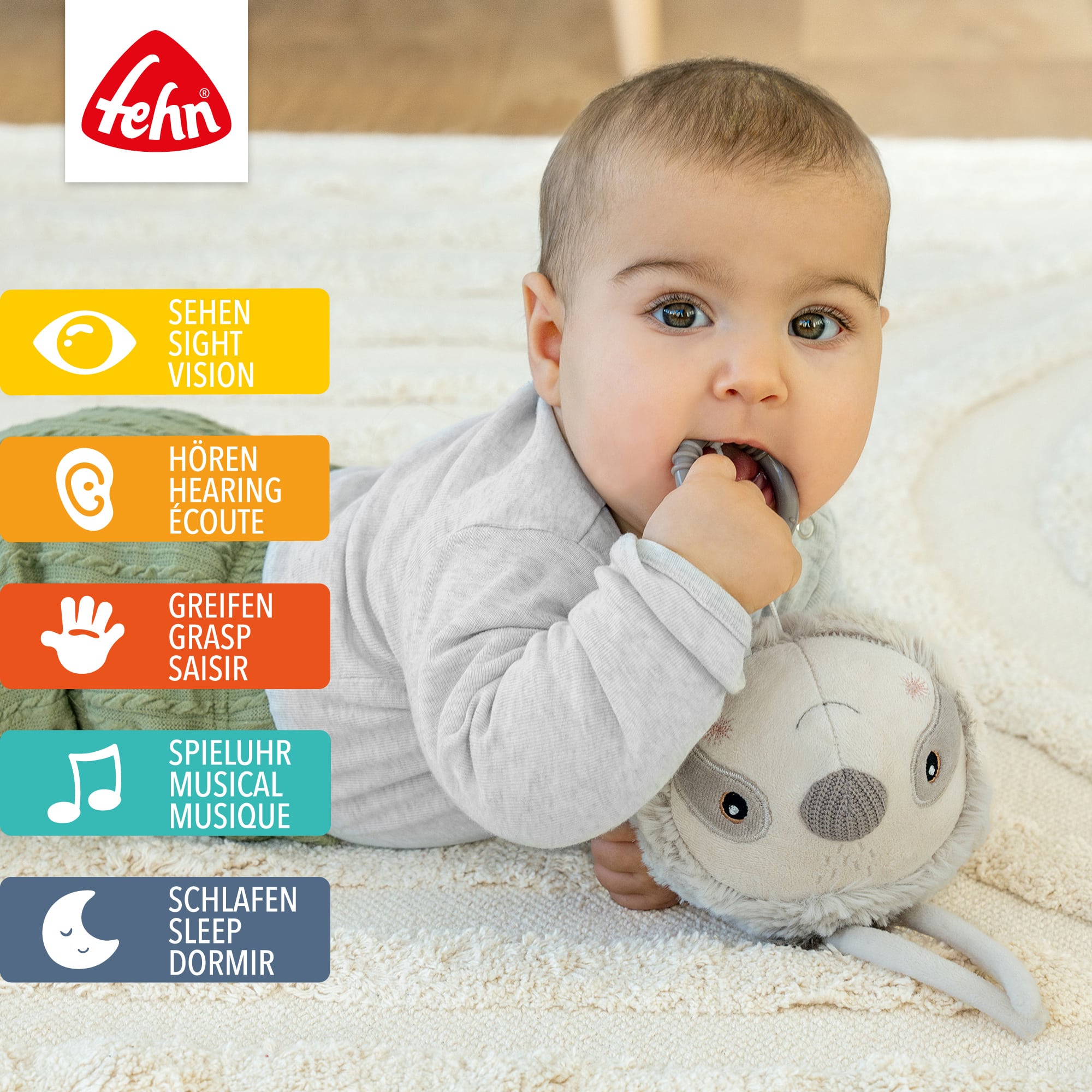 Spieluhren, fehn, Grau – Produktansicht