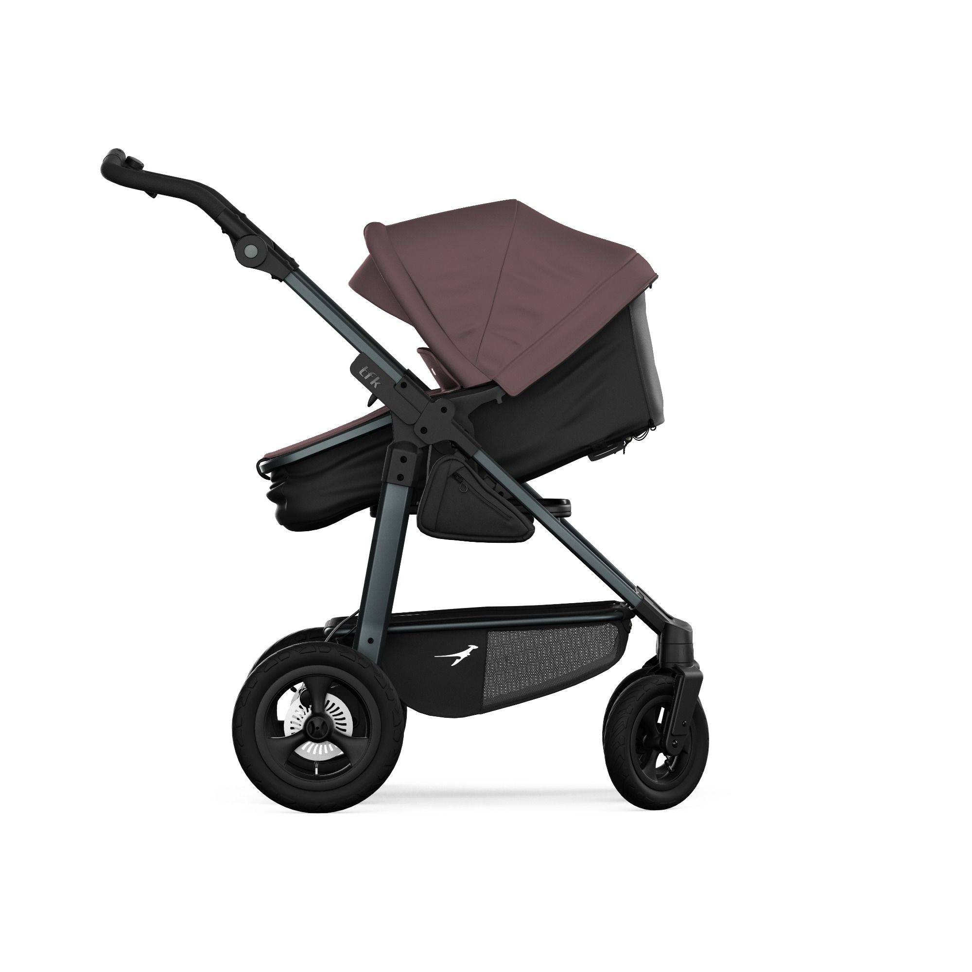 Kombi-Kinderwagen, tfk, Braun – Produktansicht