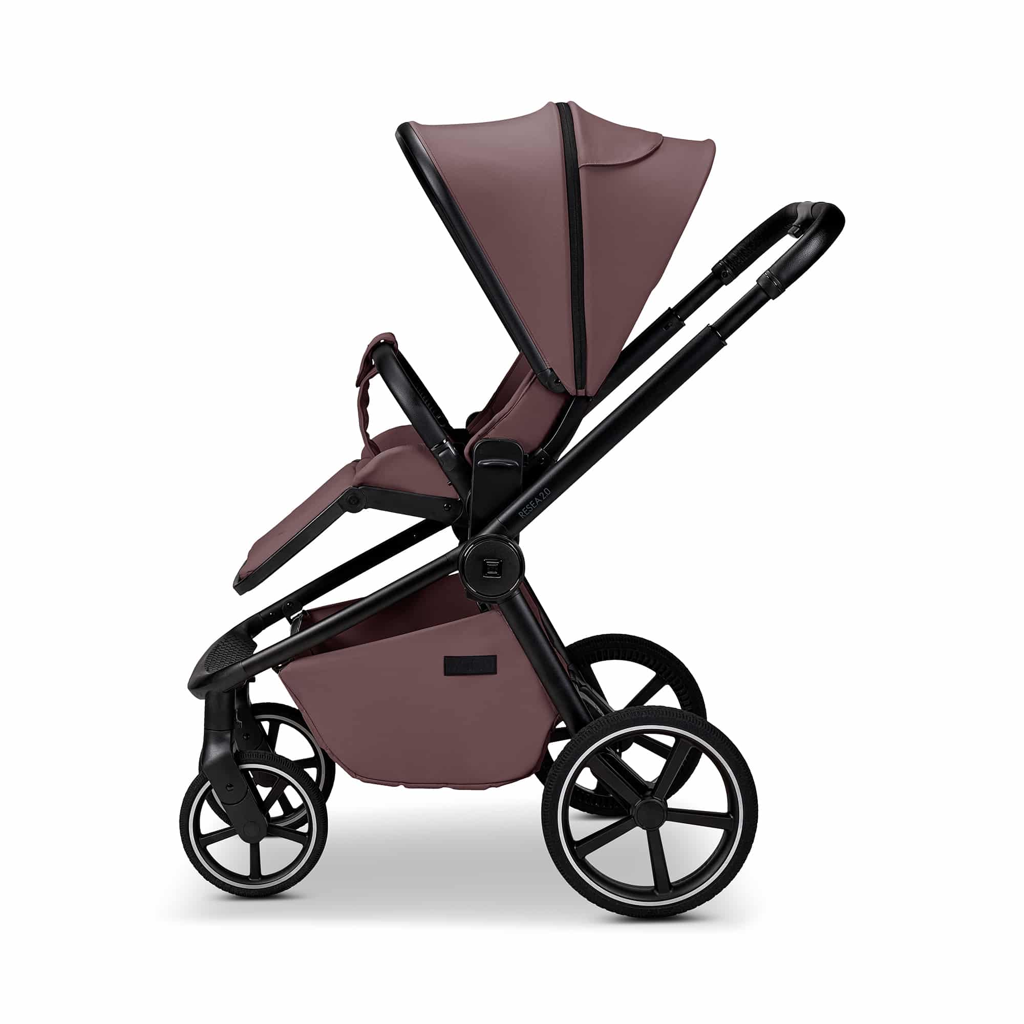 Kombi-Kinderwagen, MOON, Braun – Produktansicht