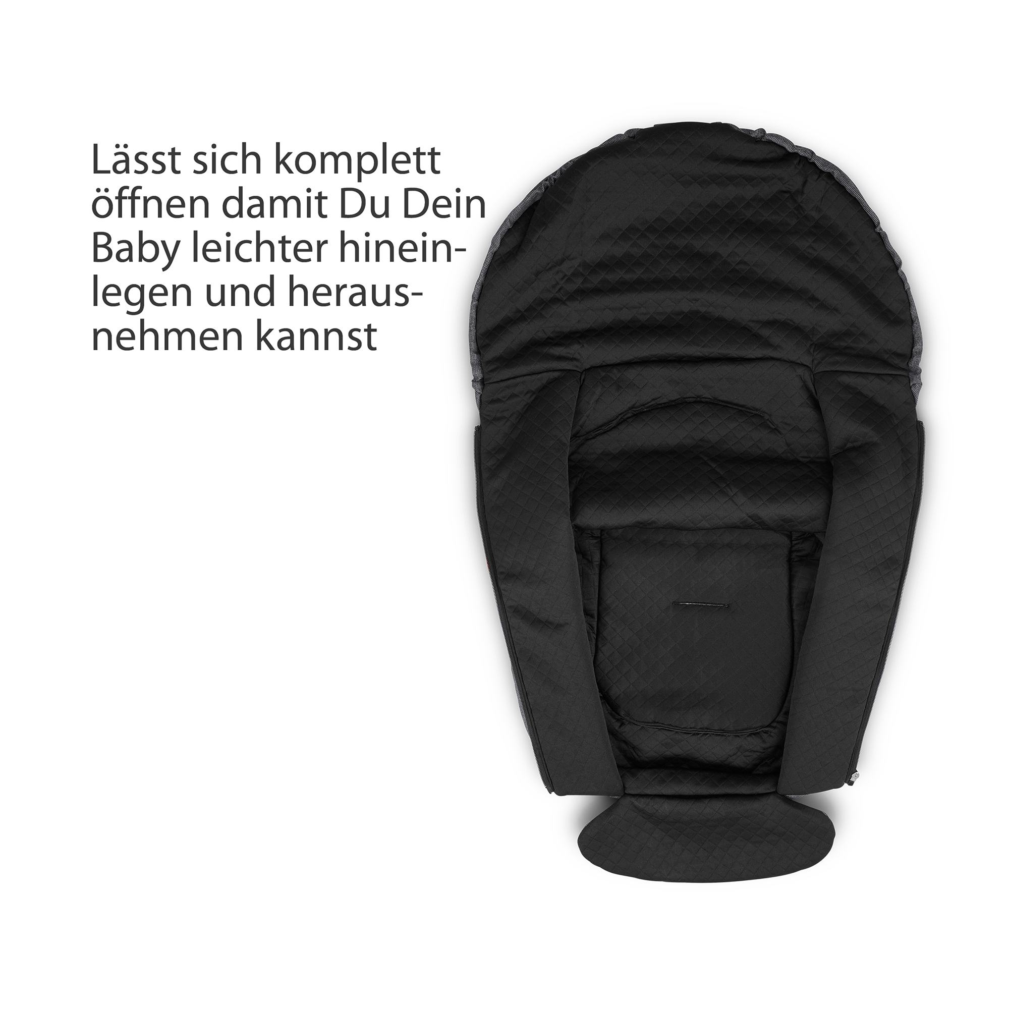 Fußsäcke, ABC DESIGN, Grau – Produktansicht